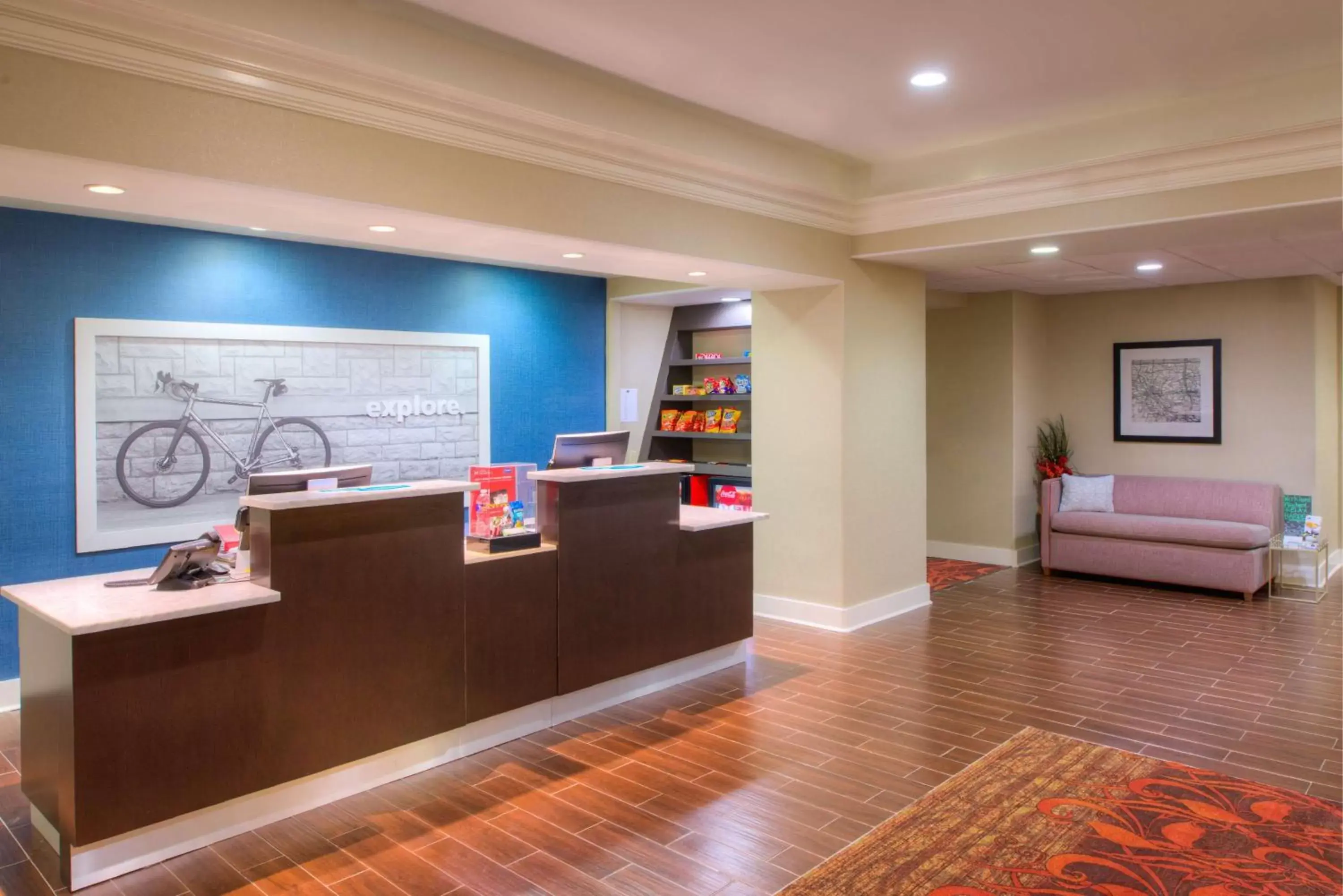 Lobby or reception, Lobby/Reception in Hampton Inn Baton Rouge - Denham Springs