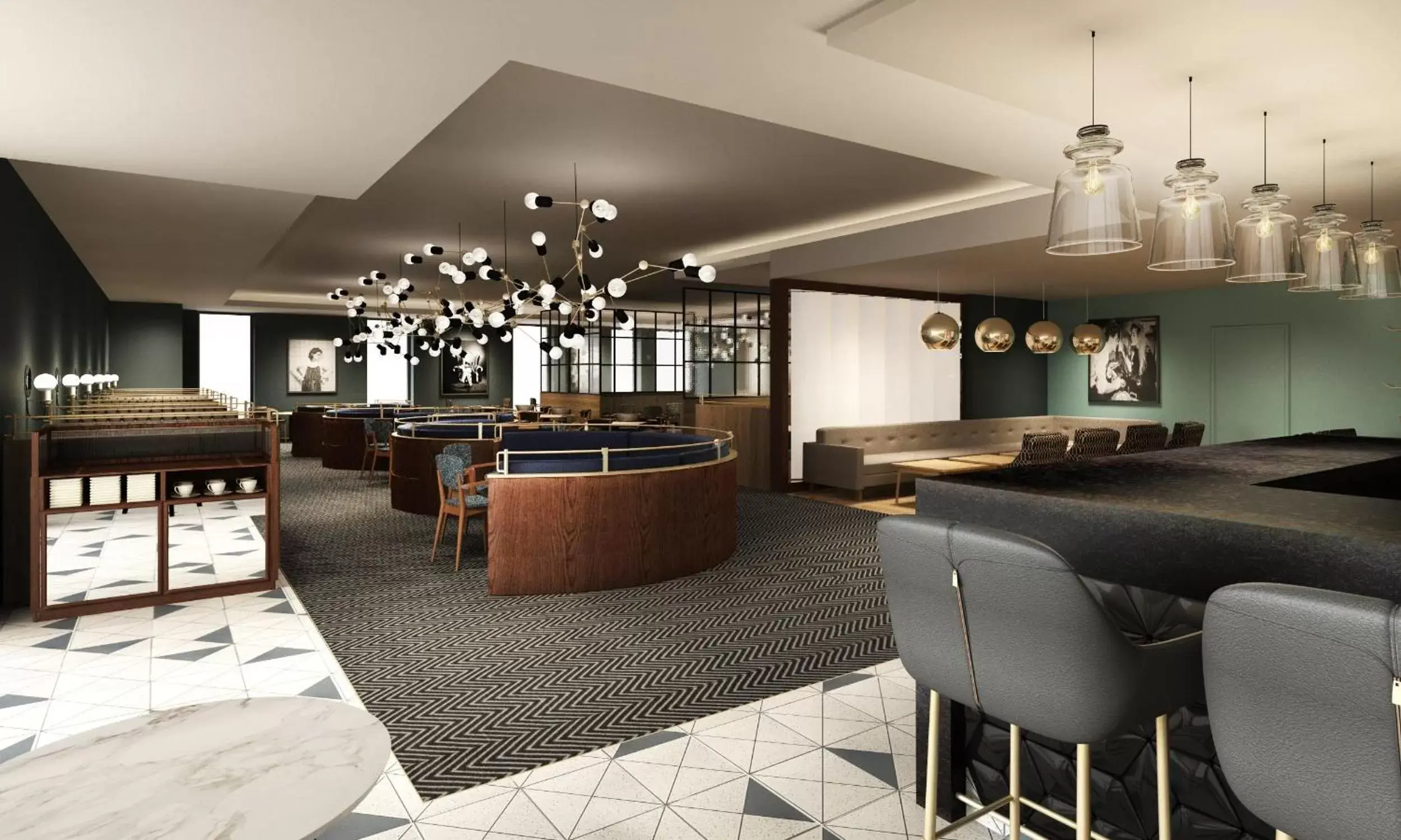 Restaurant/places to eat, Lounge/Bar in Crowne Plaza Manchester Airport