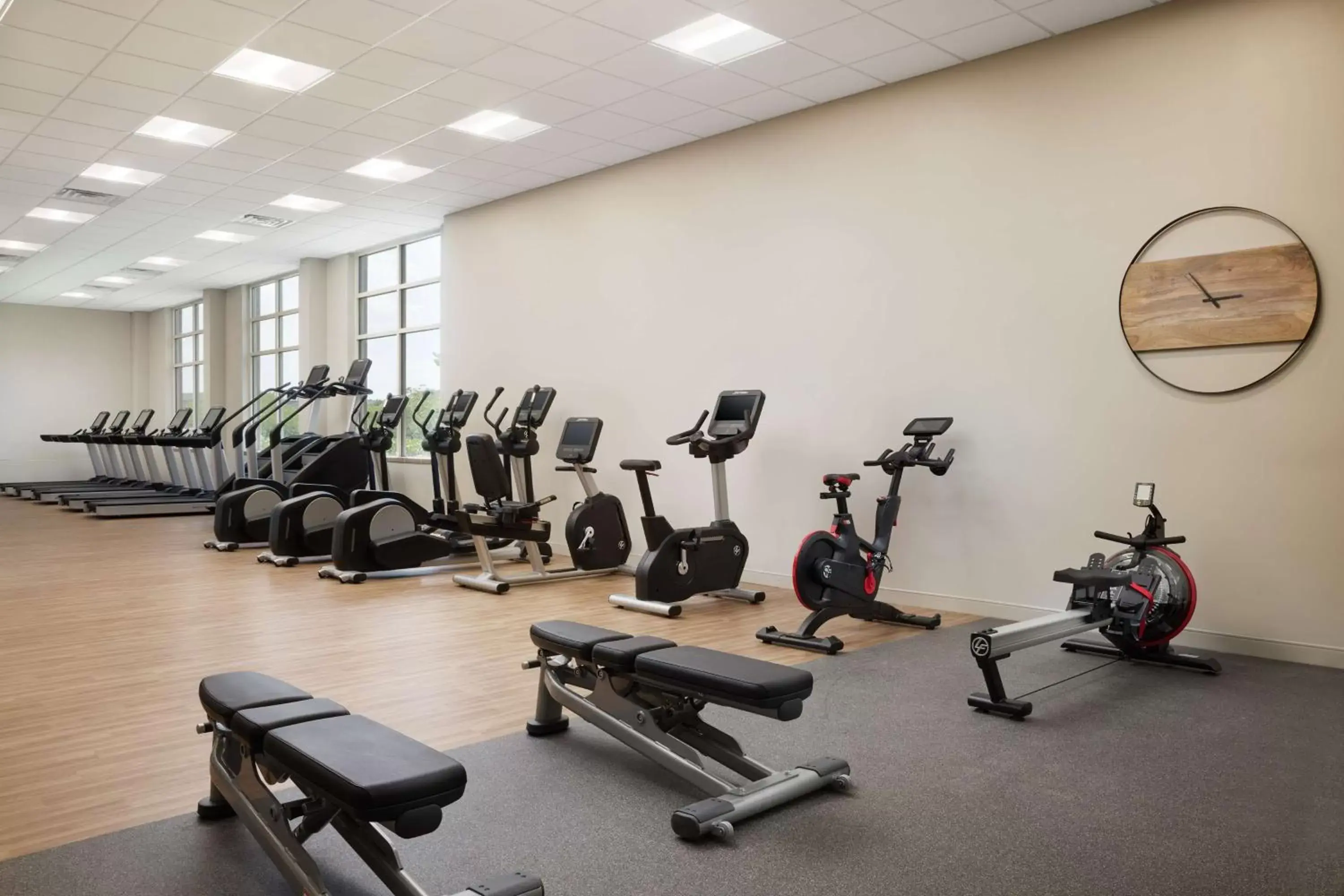 Fitness centre/facilities, Fitness Center/Facilities in Hilton Charlotte Airport Hotel