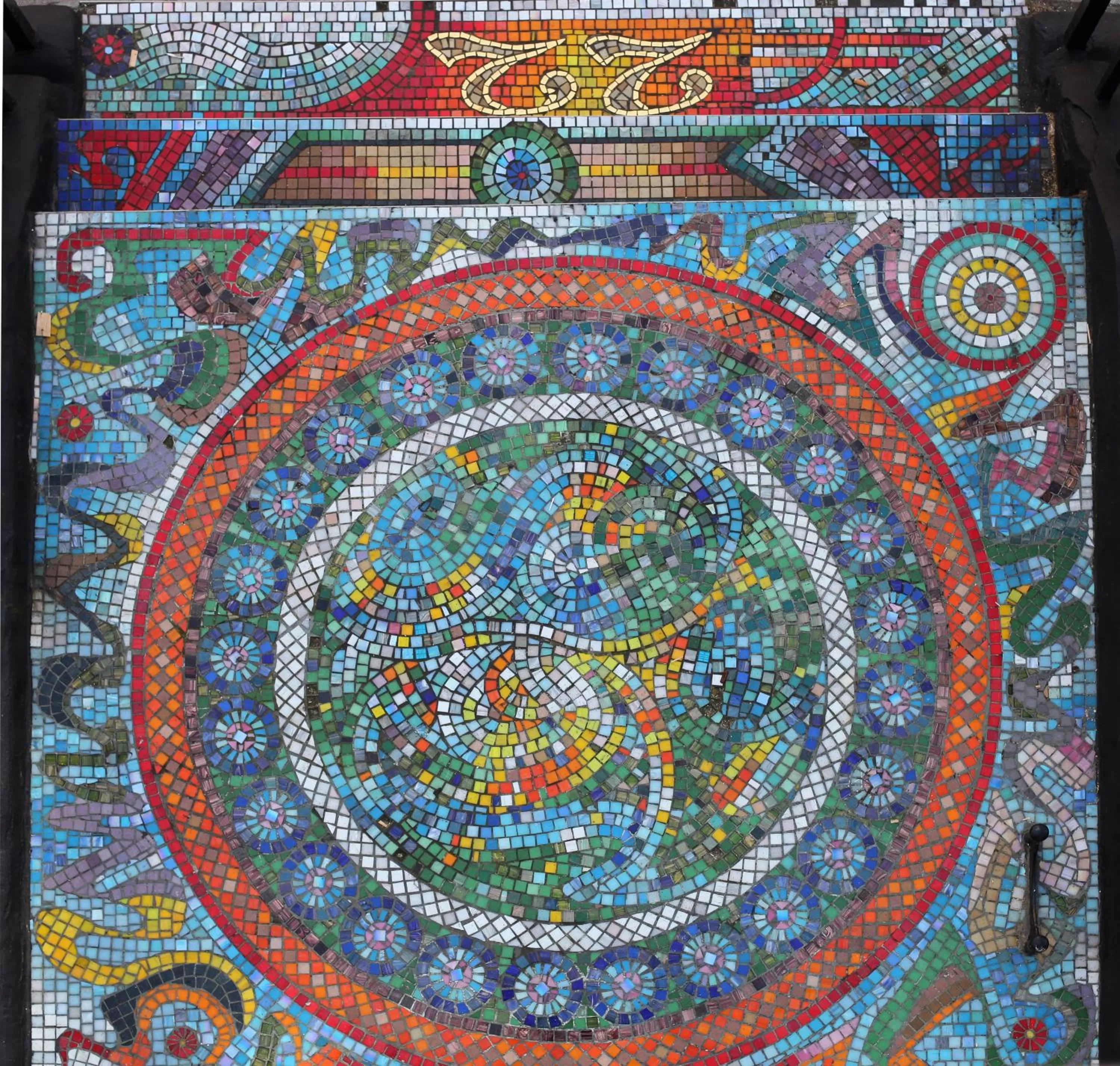 Decorative detail in St Athans Hotel