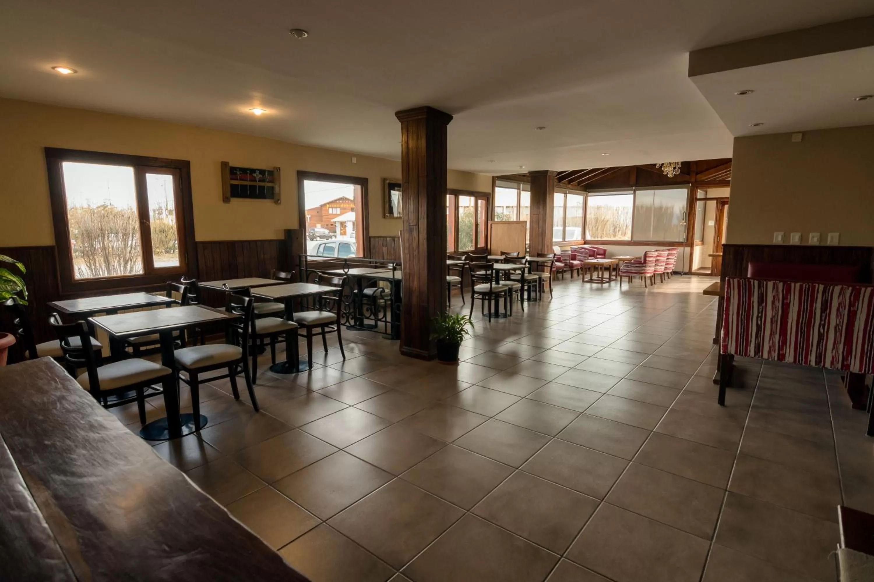 Living room in Hosteria Puerto San Julian