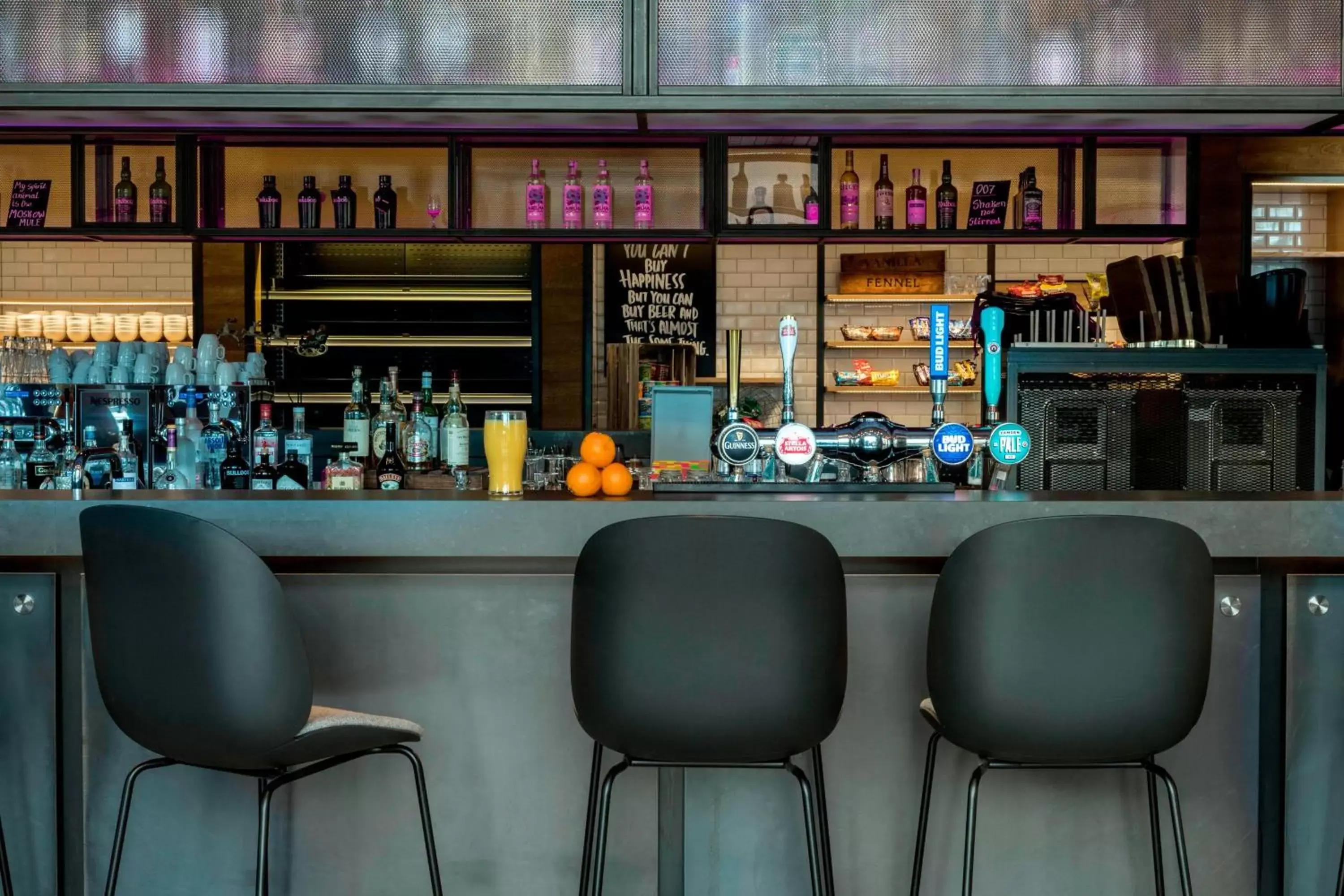 Lobby or reception, Lounge/Bar in Moxy London Stratford