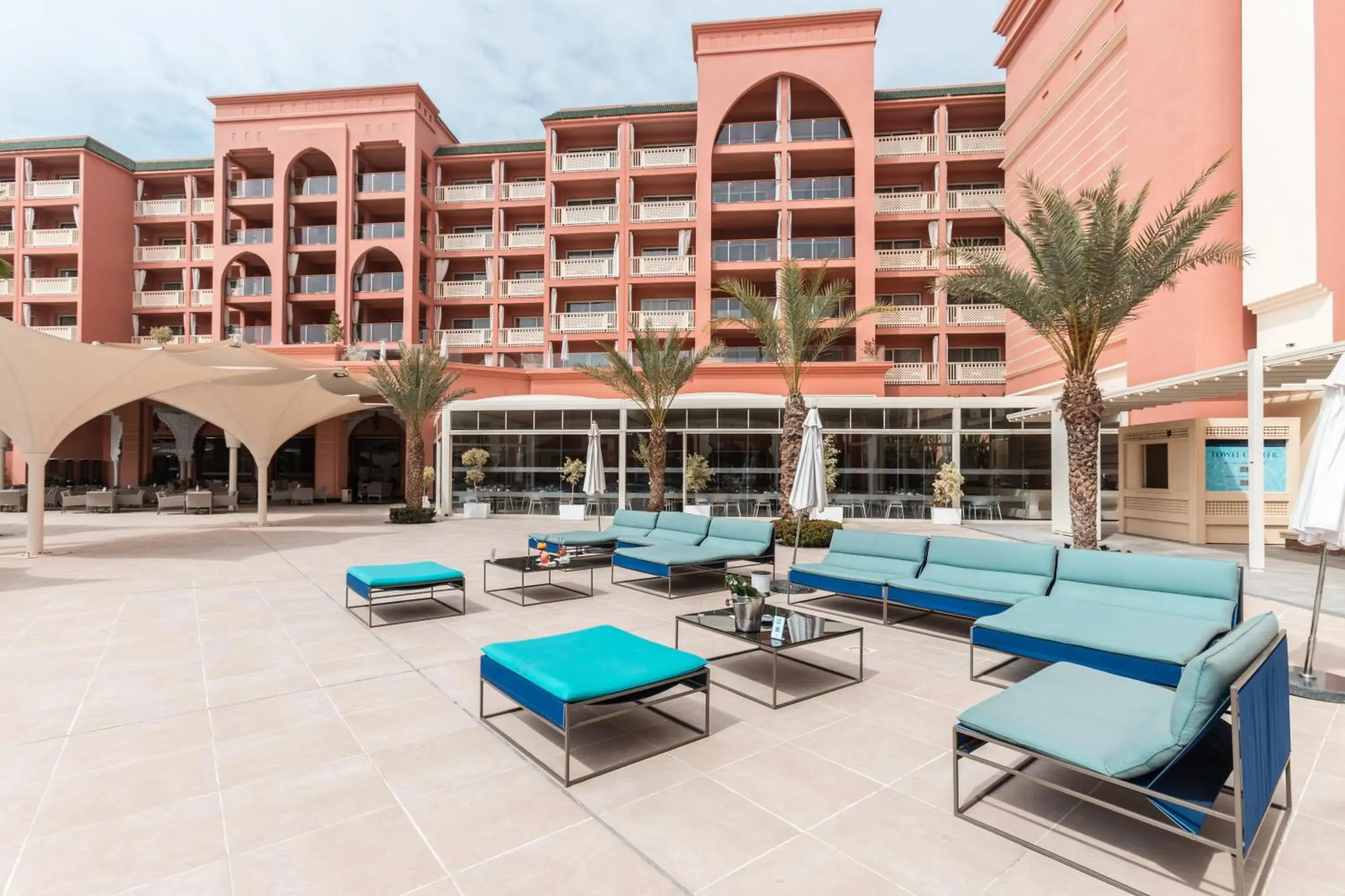 Swimming pool, Property Building in Savoy Le Grand Hotel Marrakech