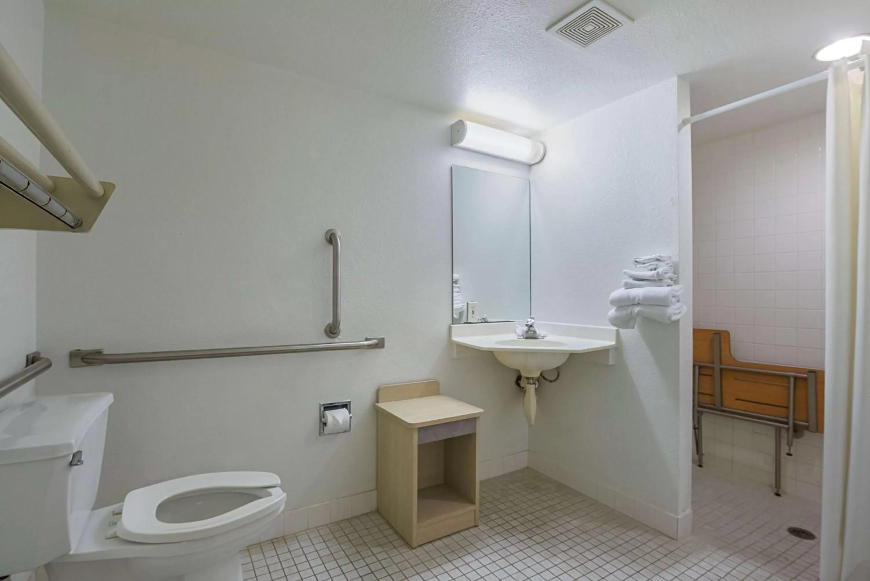 Toilet in Motel 6-Rochester, MN