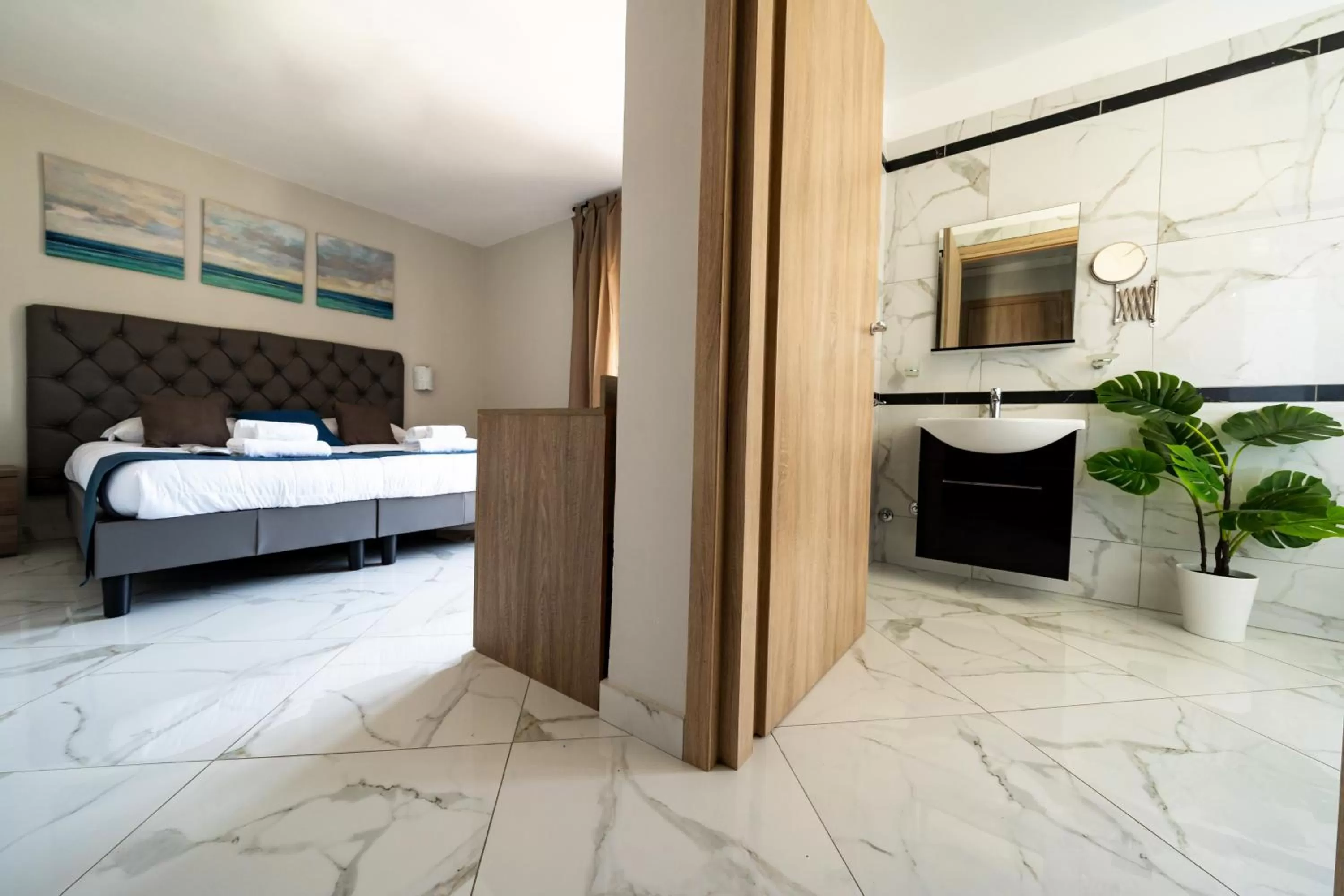 Bathroom, Bed in Il Falco