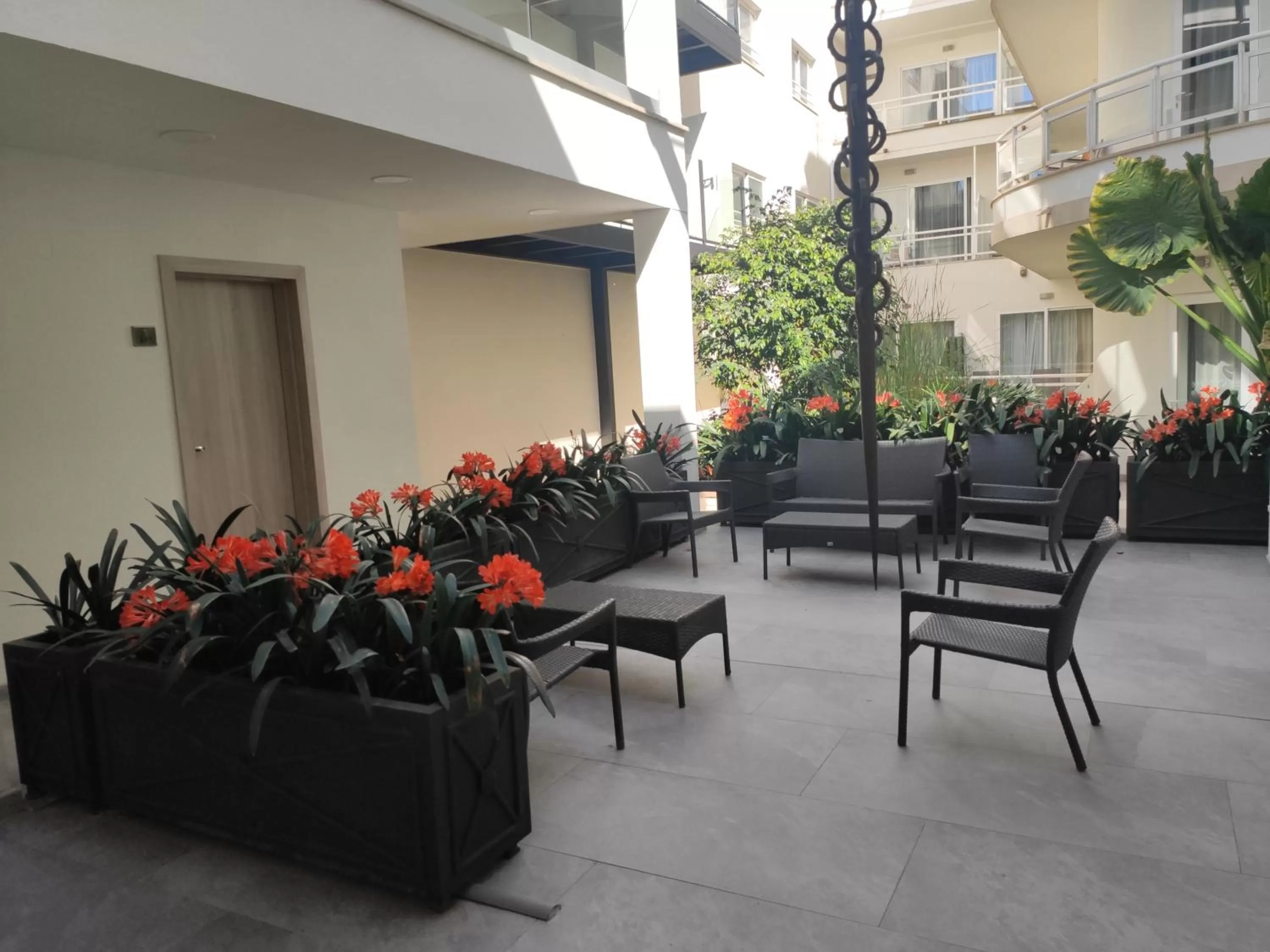 Garden view in Hotel Mirador