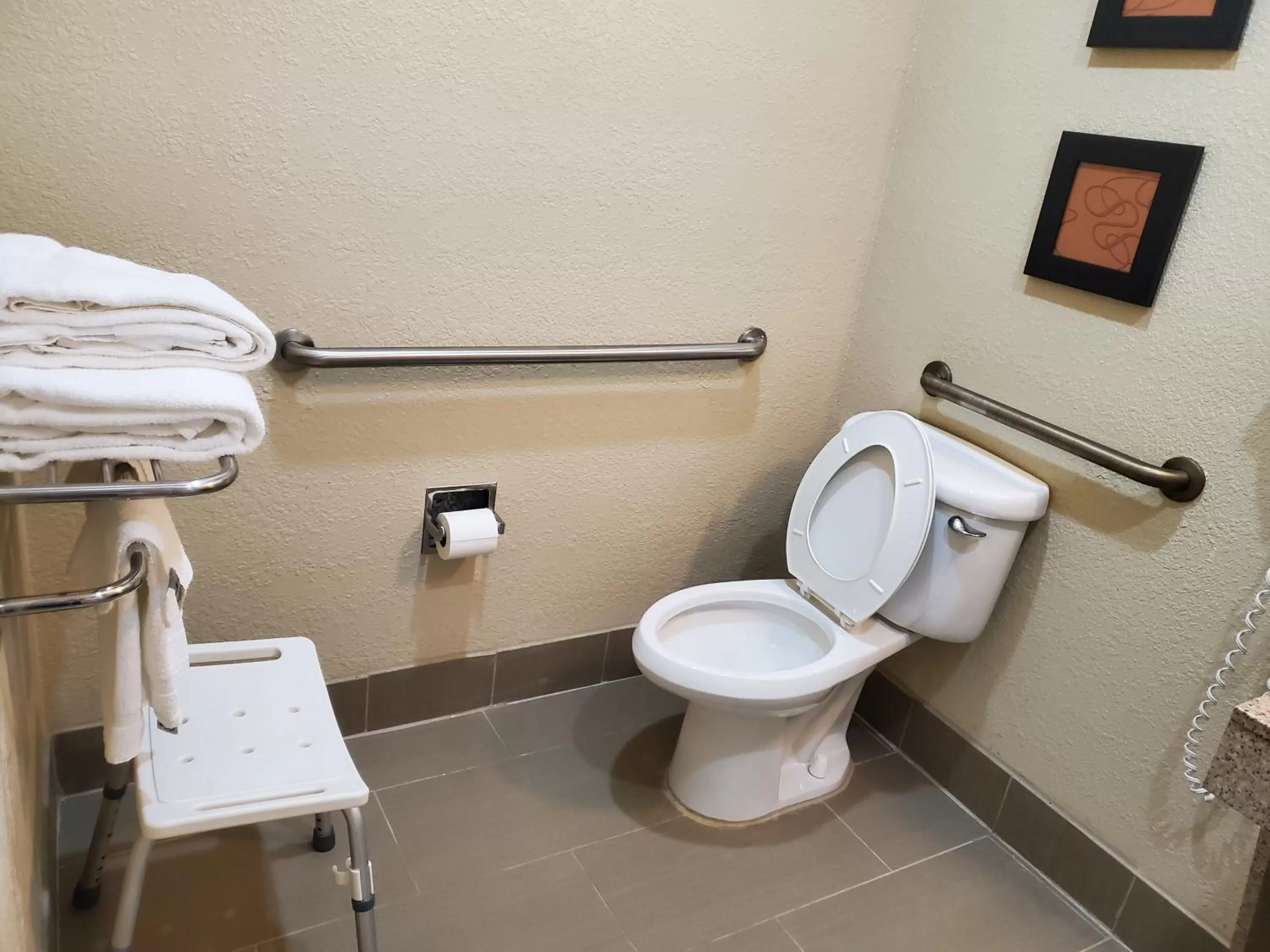 Bathroom in Comfort Suites Montgomery East Monticello Dr