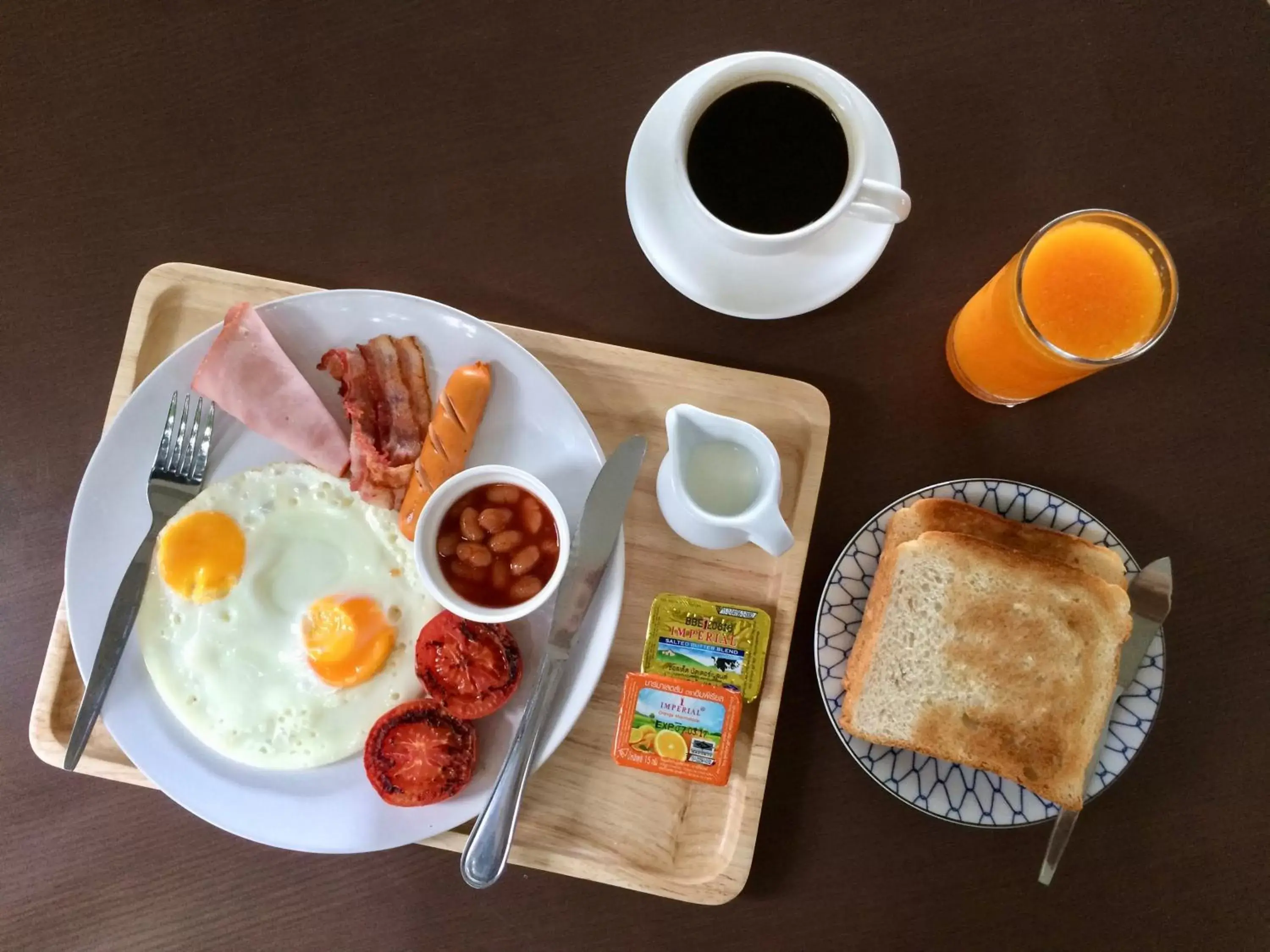 English/Irish breakfast, Breakfast in The Corner Lodge - SHA Extra Plus