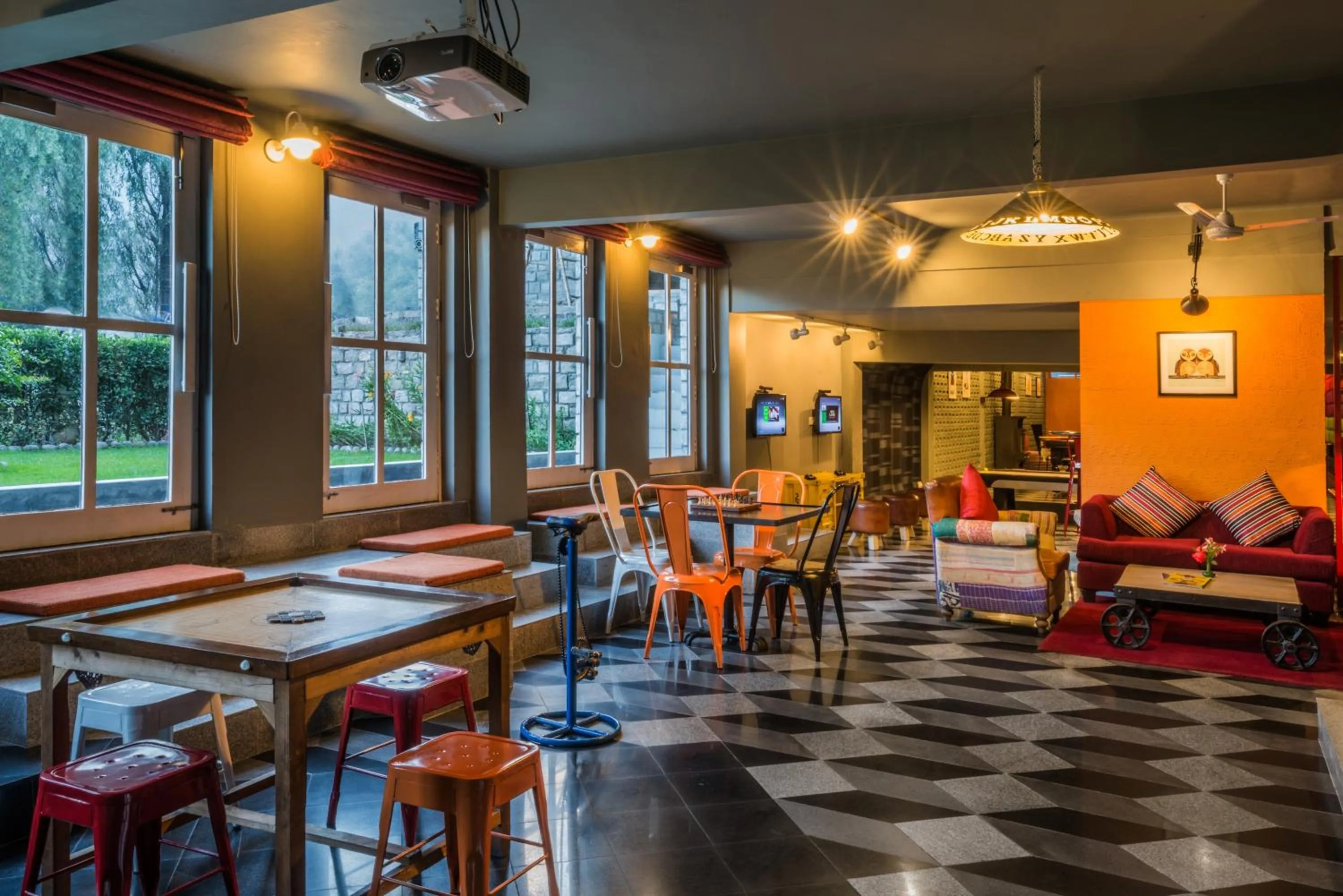 Game Room in Honeymoon Inn Manali