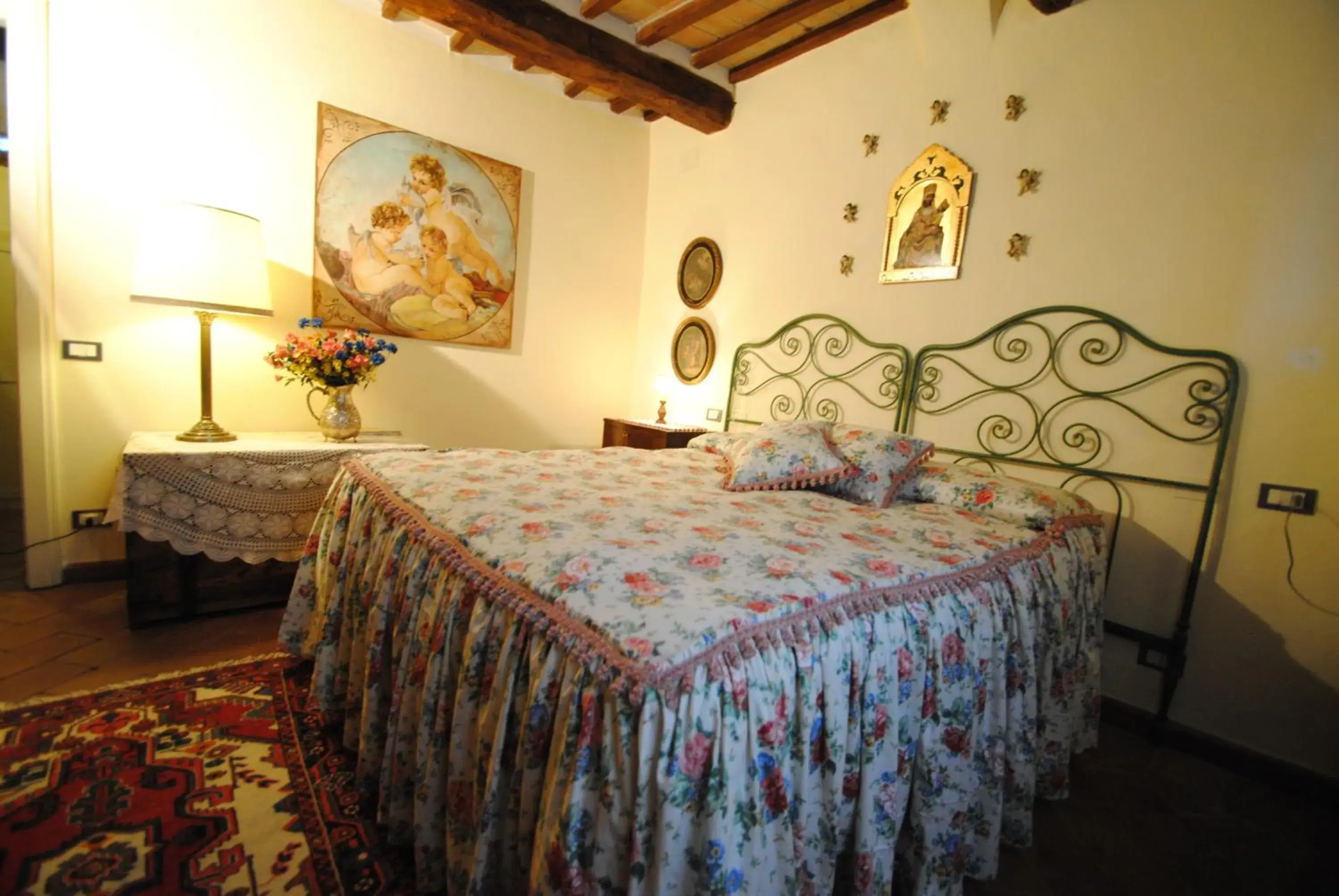 Bedroom, Bed in Torre Sangiovanni Albergo e Ristorante