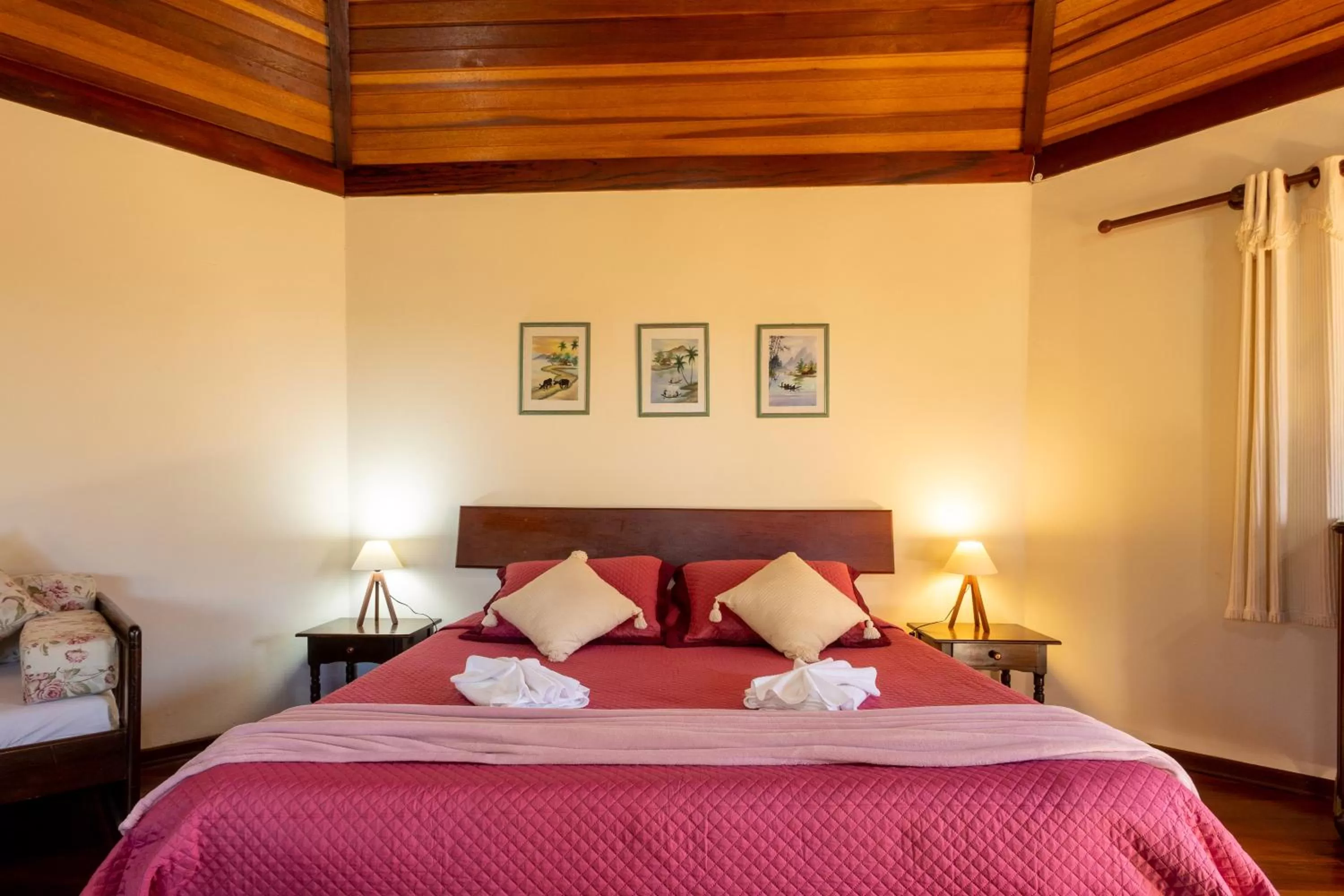 Bed in Pousada 3 Pinheiros