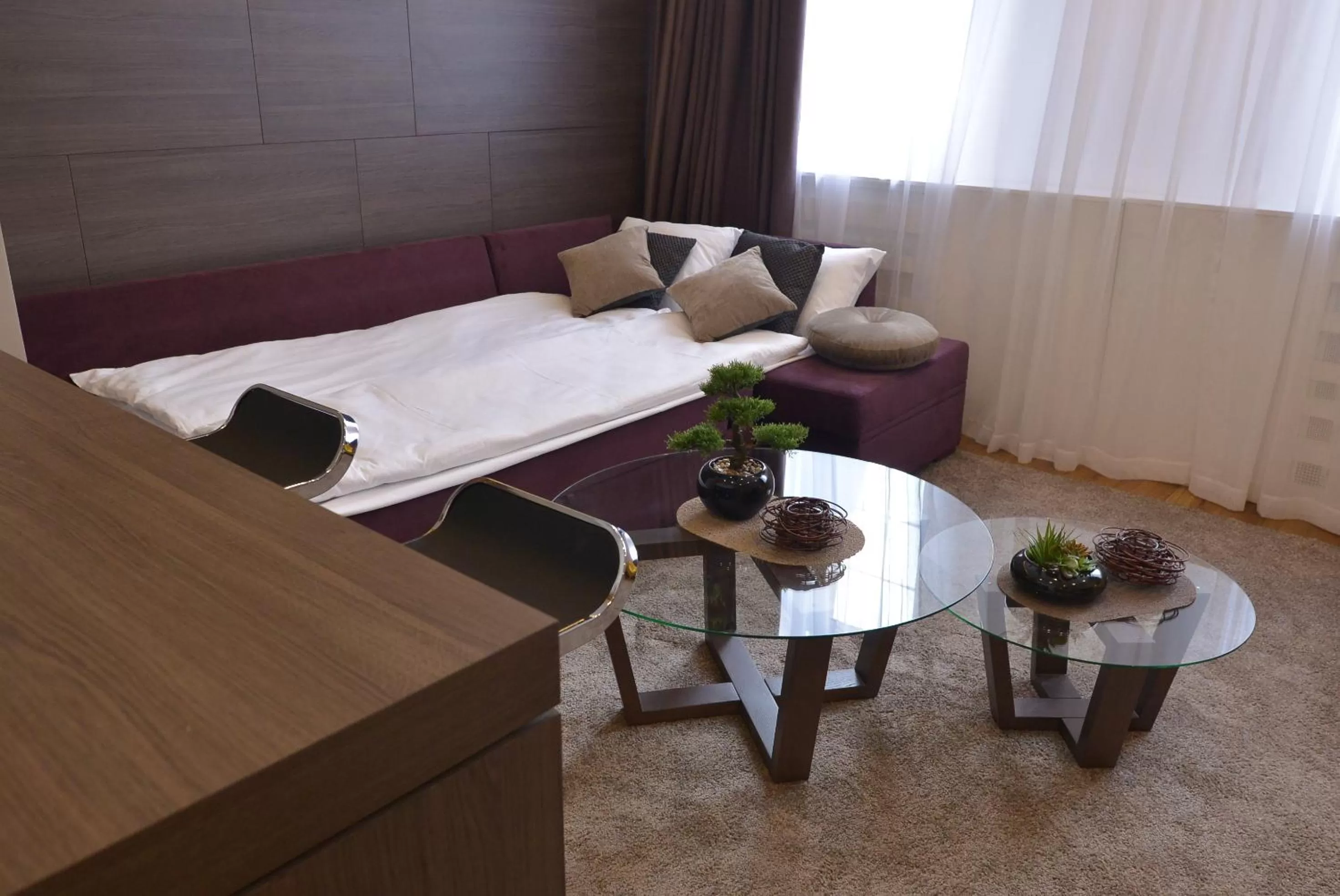 Kitchen or kitchenette, Bed in Boutique Rooms