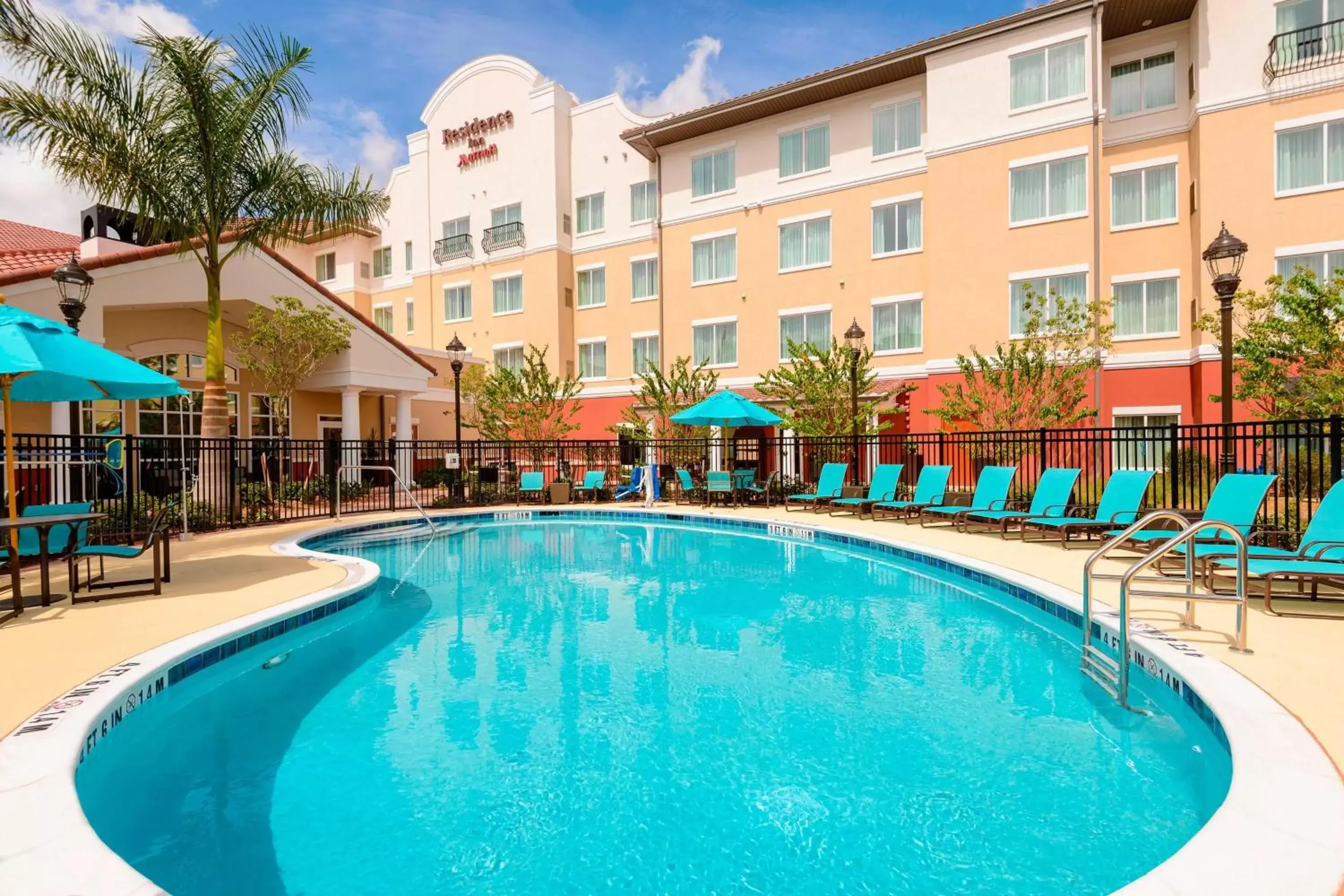 Swimming Pool in Residence Inn by Marriott Fort Myers at I-75 and Gulf Coast Town Center