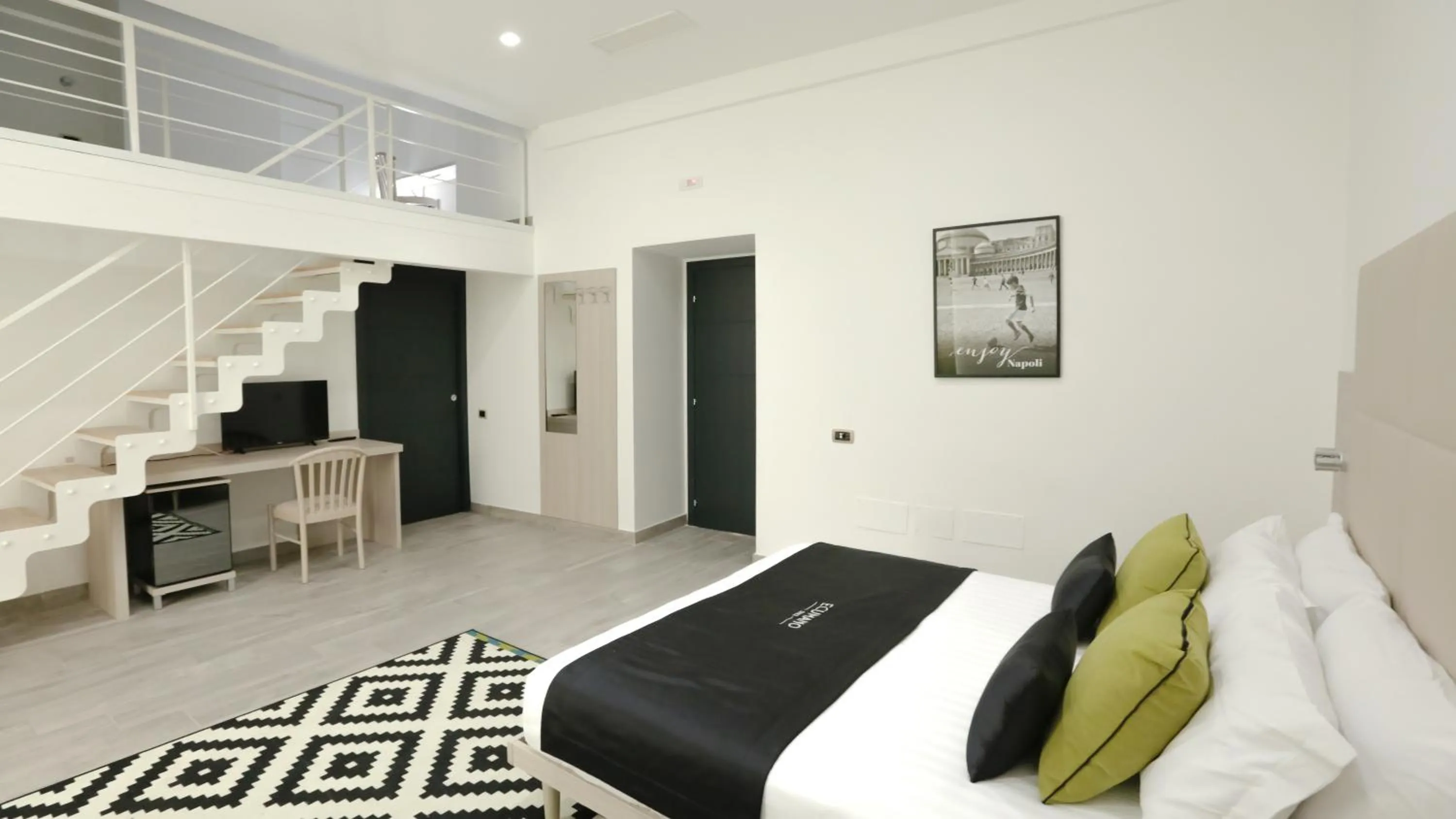 Bedroom, Bed in Ecumano Space