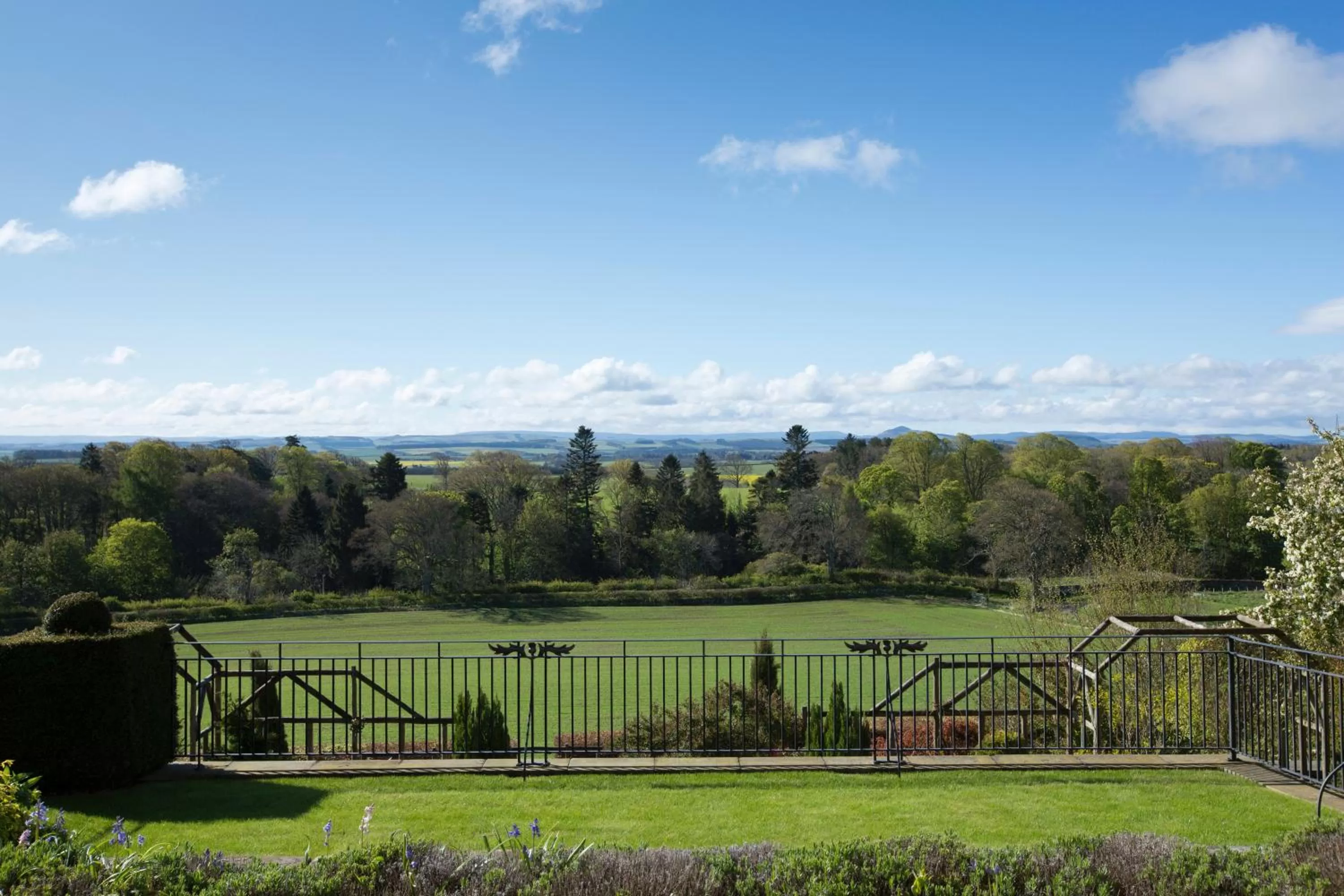 Garden view in Bowden House B&B