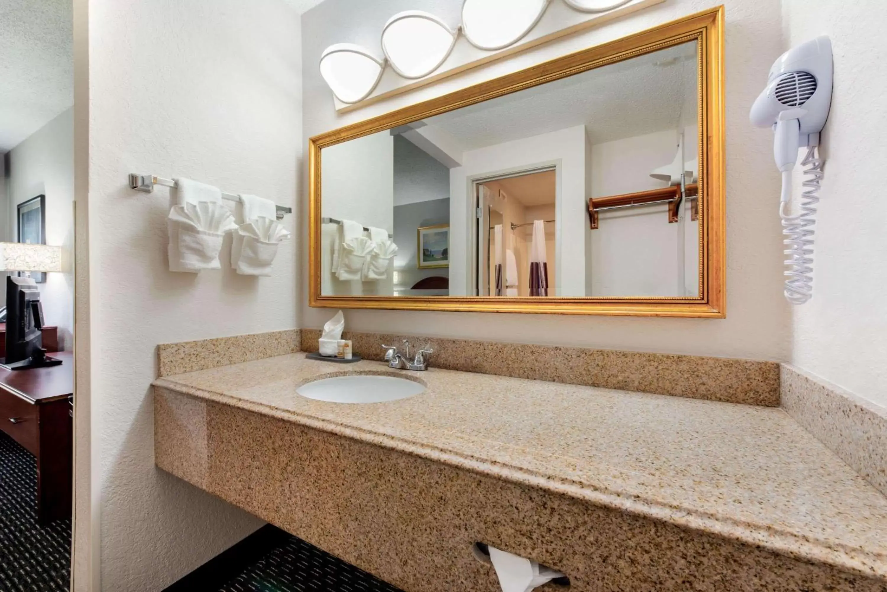 Bathroom in La Quinta Inn by Wyndham Ft. Lauderdale Tamarac East