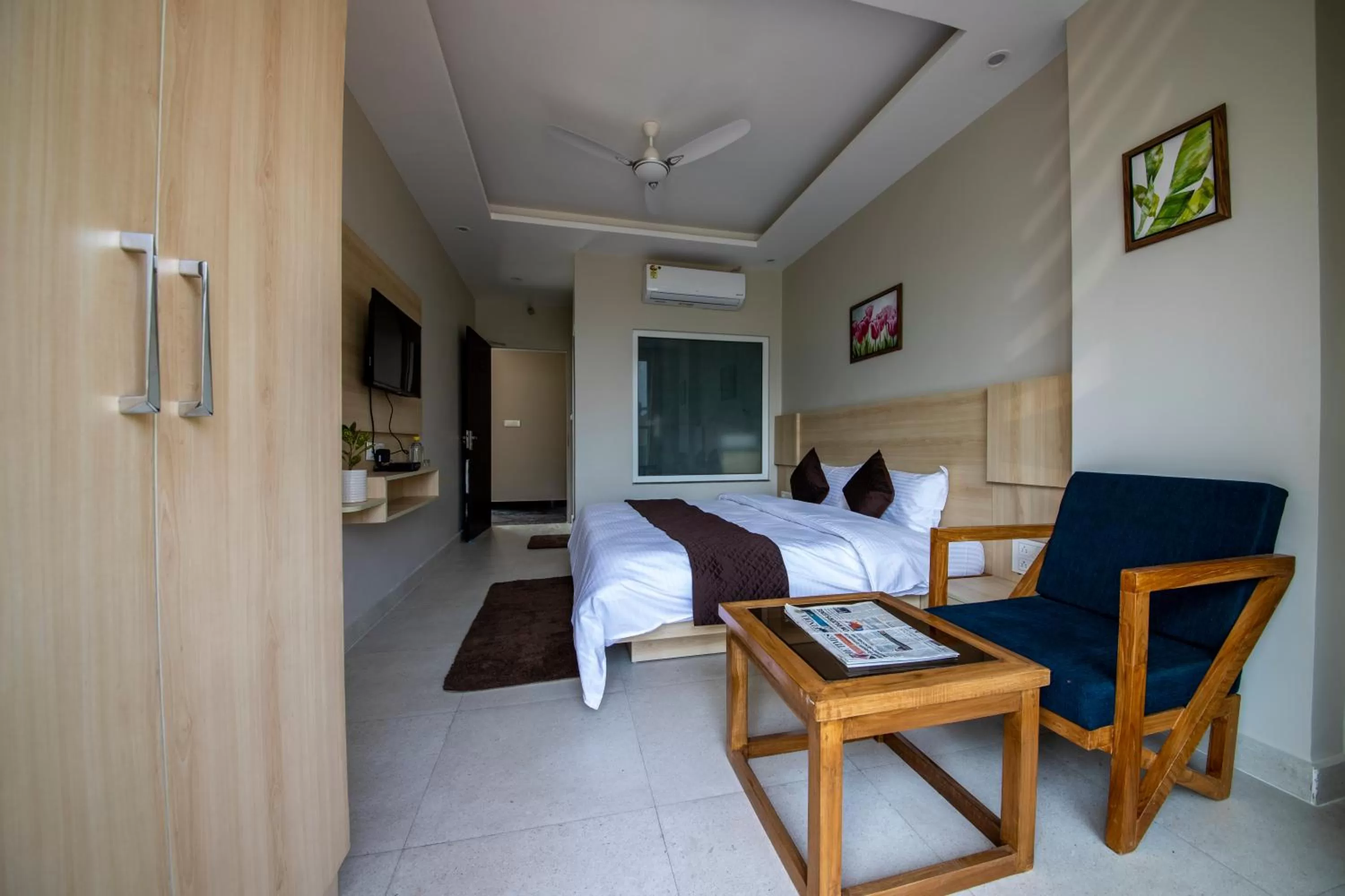 Bed in Punyah Residency Rishikesh