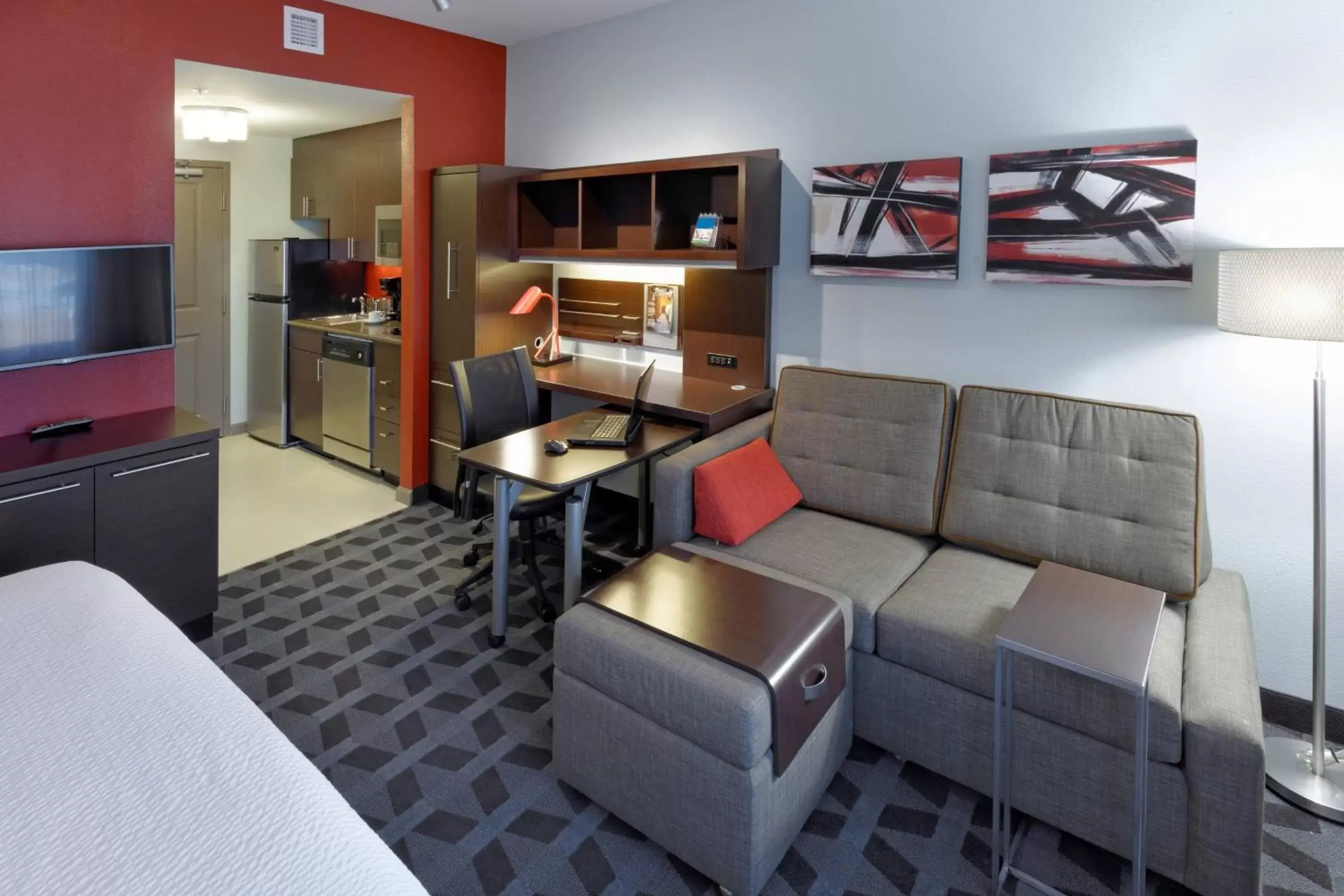 Living room, Seating Area in TownePlace Suites by Marriott Springfield