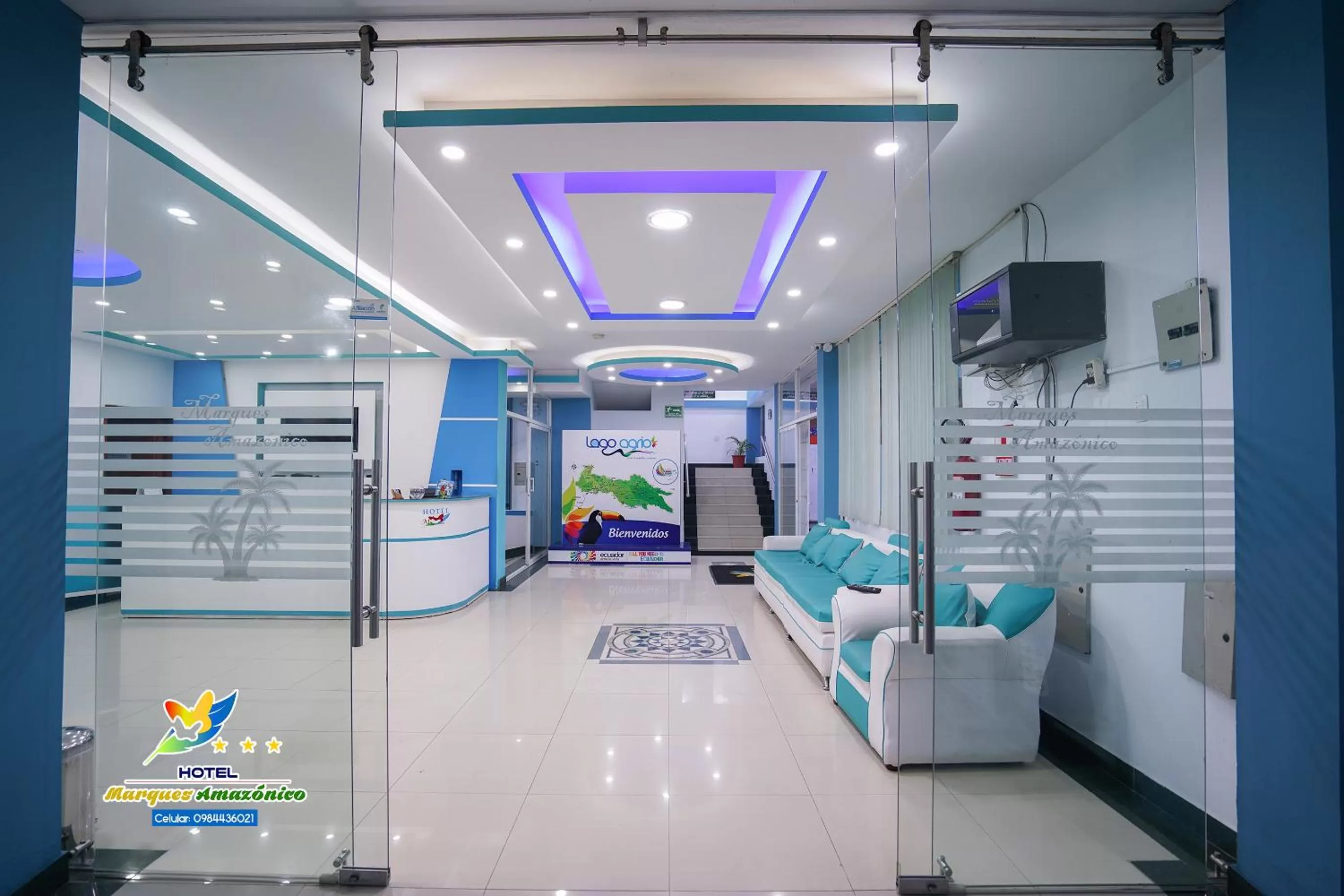 Lobby or reception in Hotel Marques Amazonico