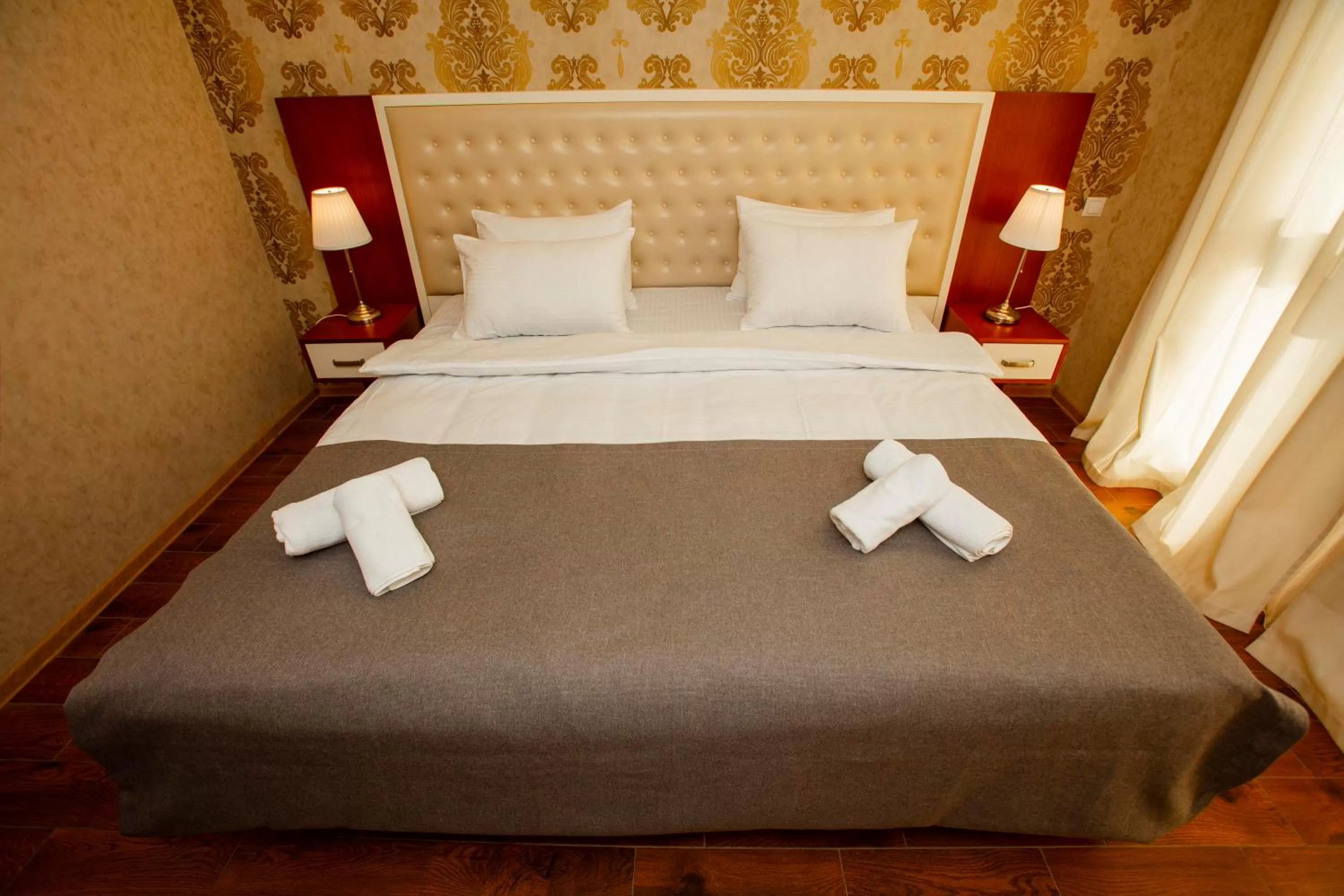 Bed in Holiday Lux Sea Towers Batumi