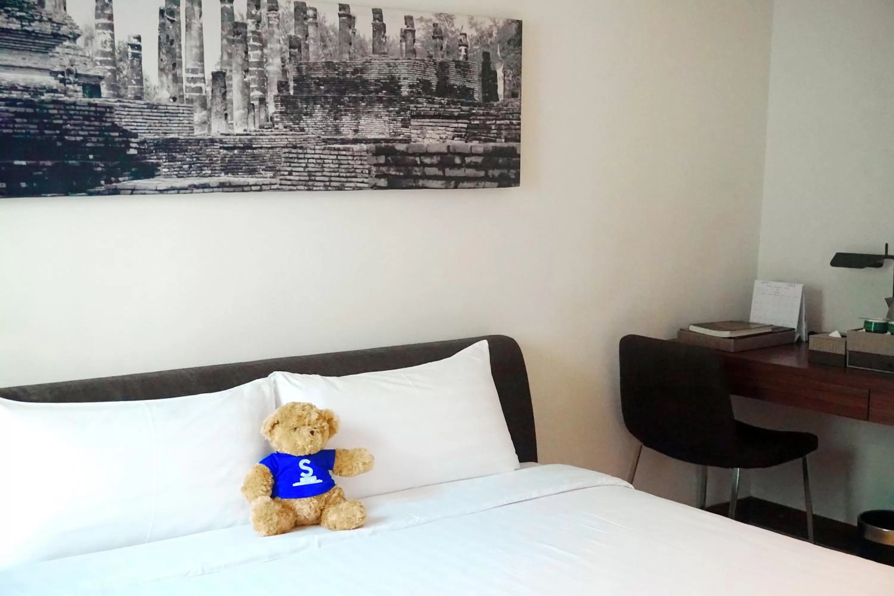 Bed in S33 Compact Sukhumvit Hotel