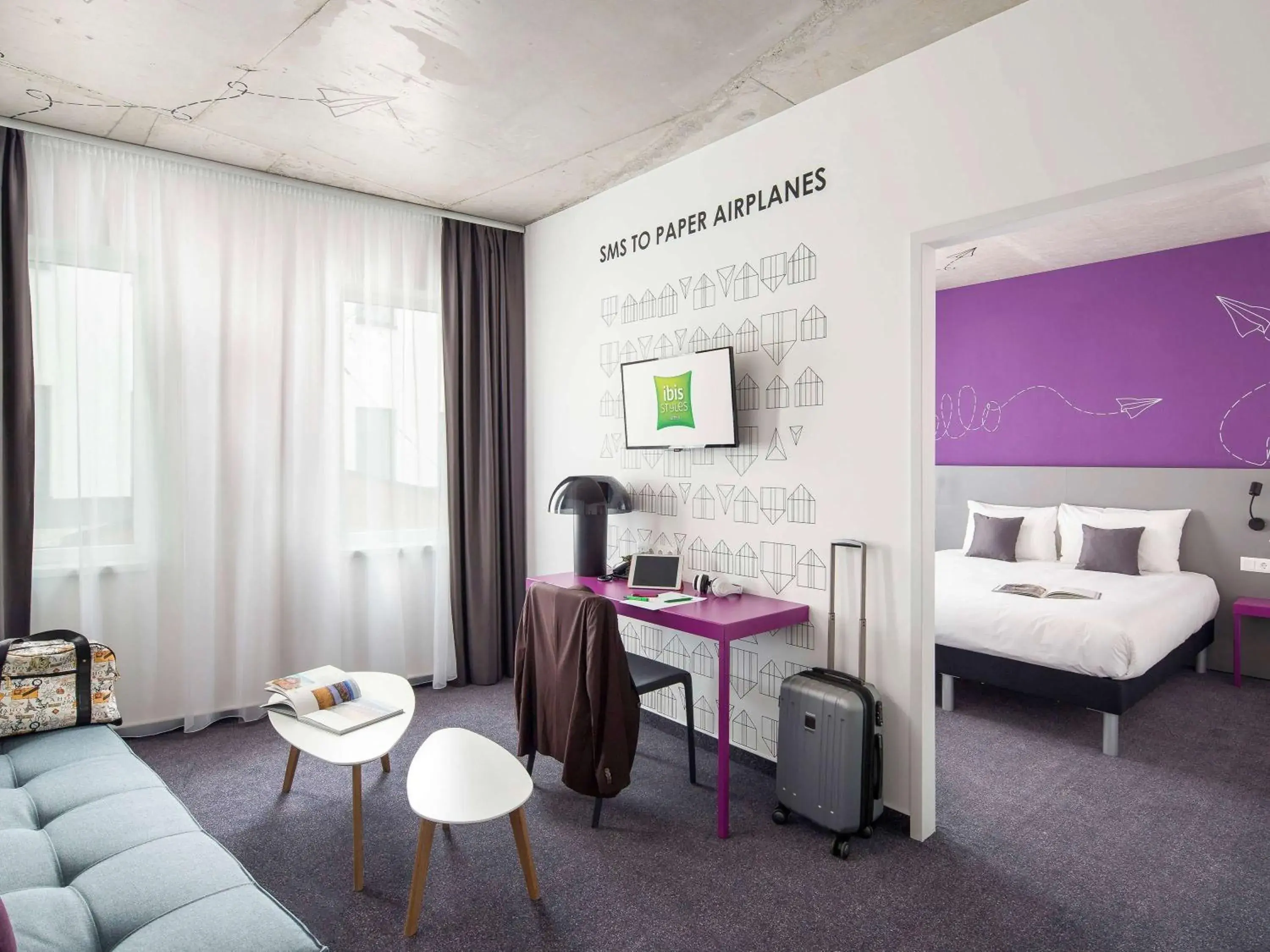 Photo of the whole room in ibis Styles Budapest Airport