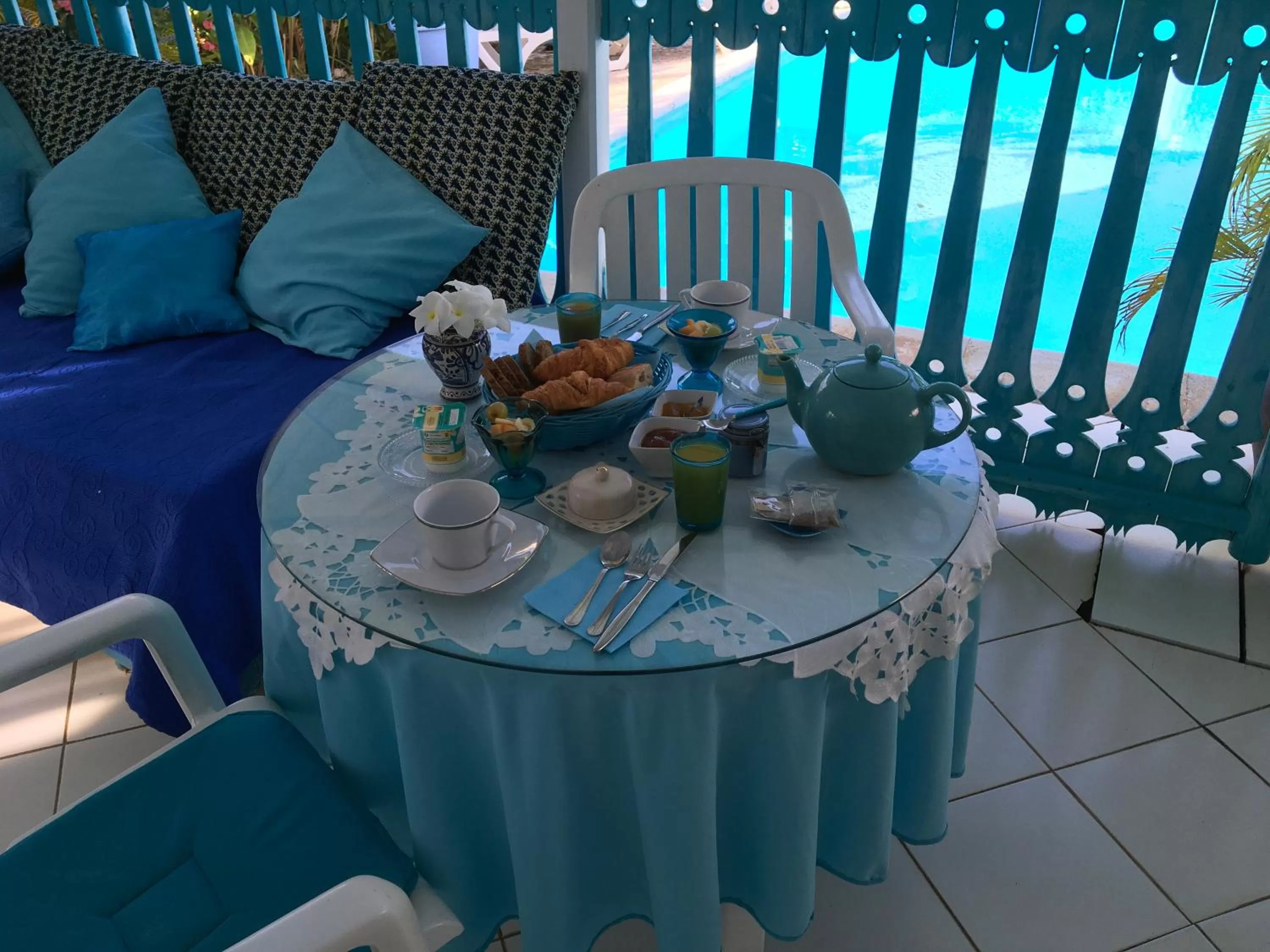 Breakfast in Hotel Cap Sud Caraibes