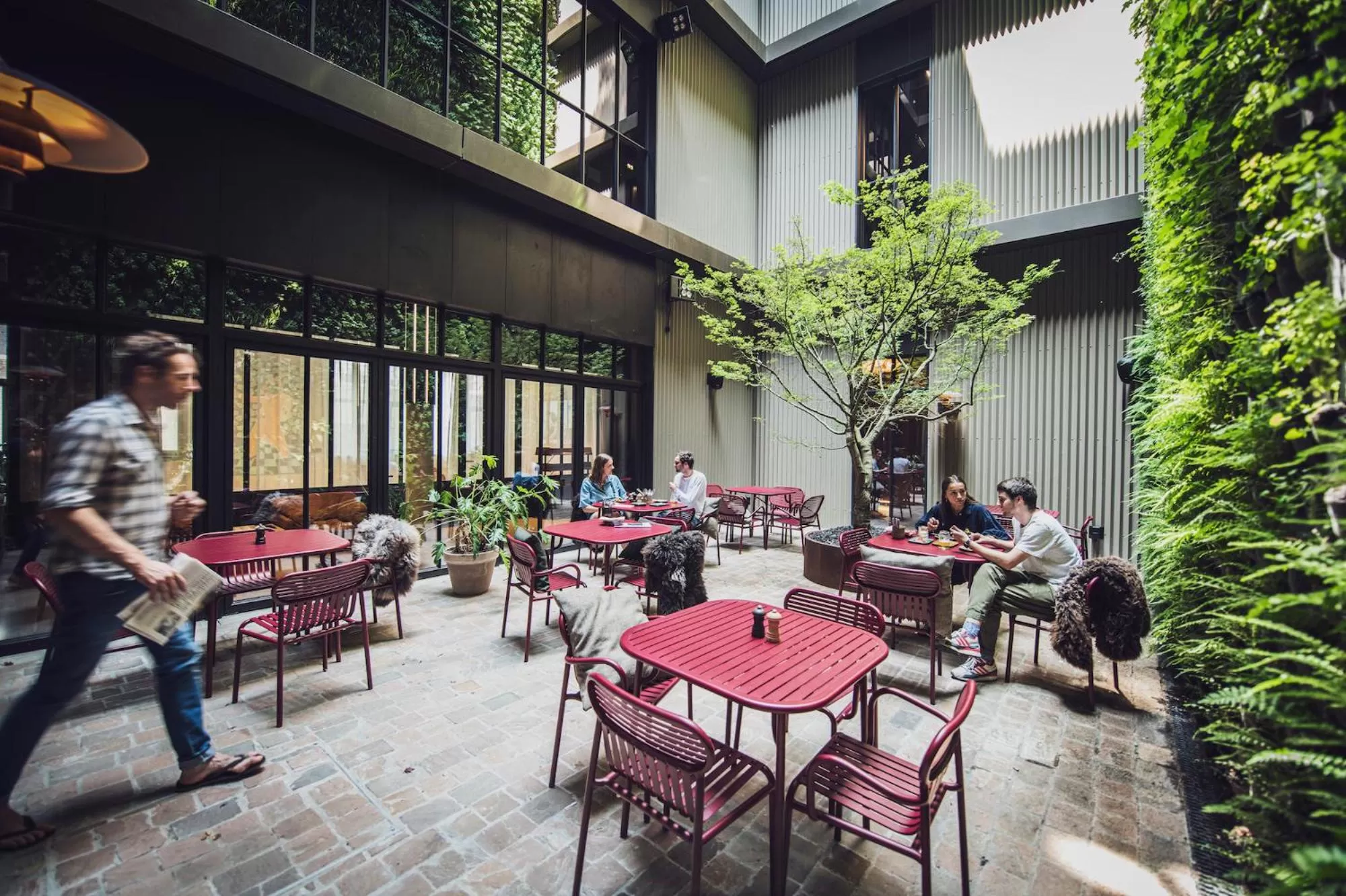 Patio in YUST Antwerp