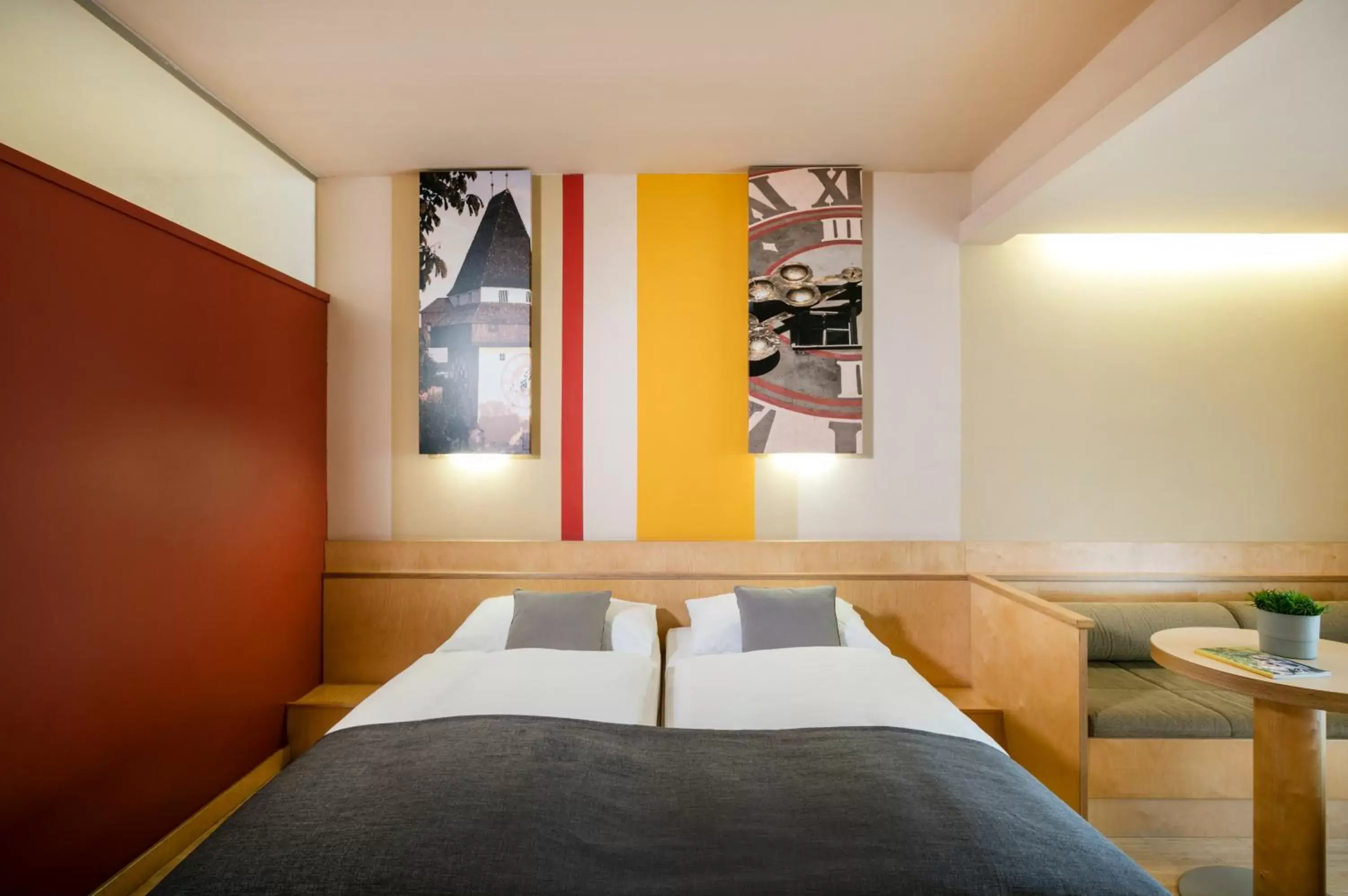 Photo of the whole room, Bed in JUFA Hotel Graz