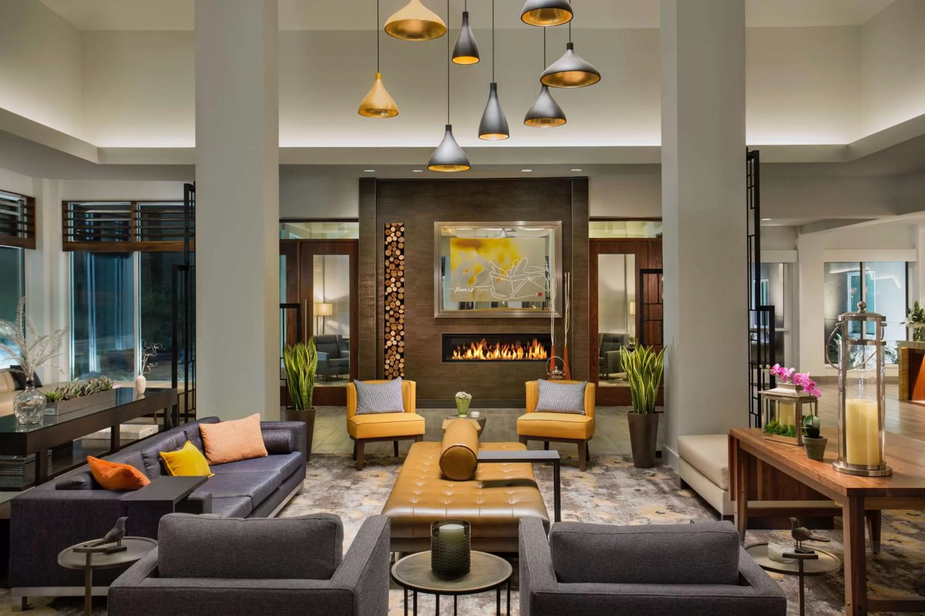 Lobby or reception in Hilton Garden Inn Lubbock