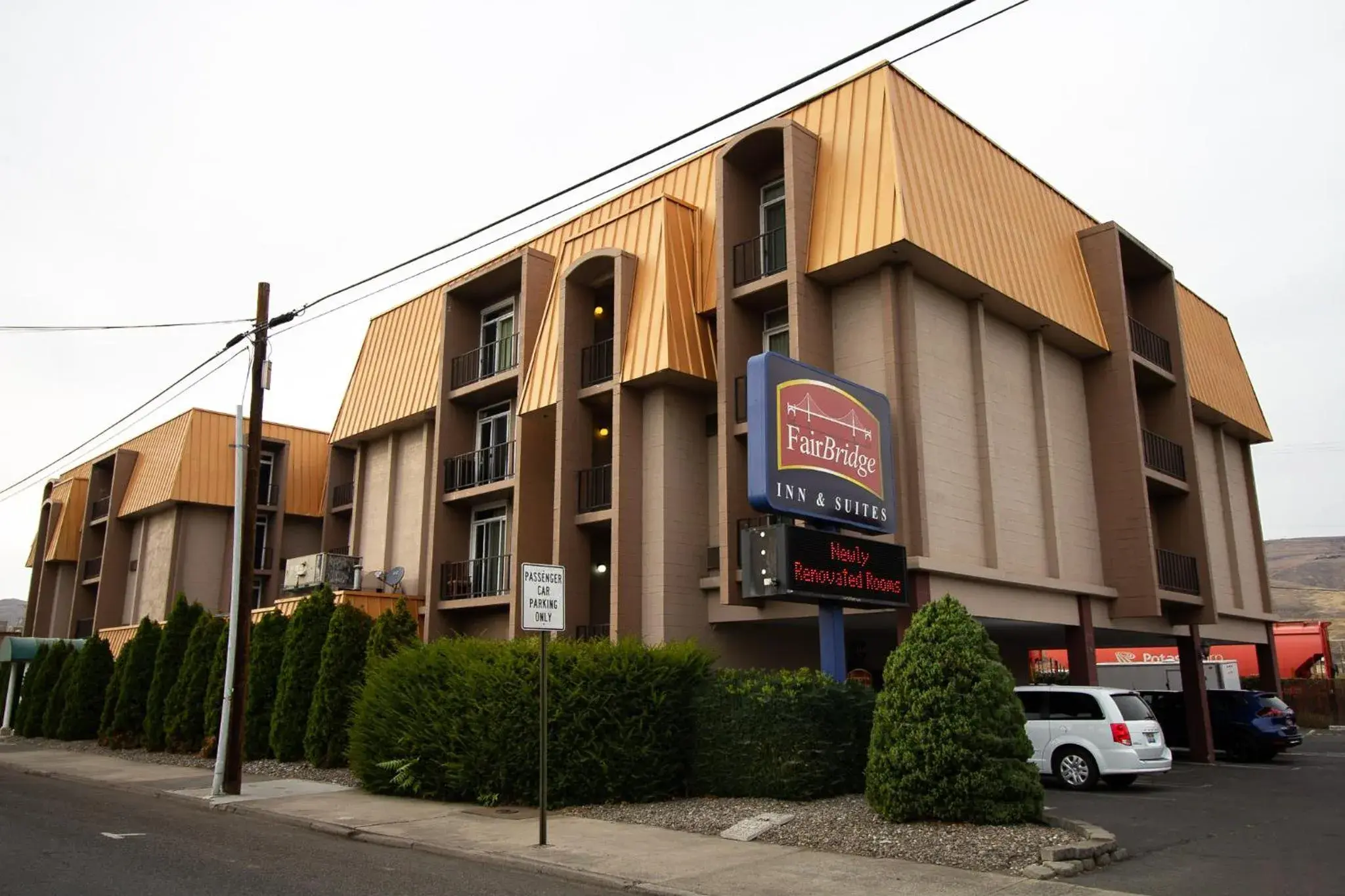 Facade/entrance, Property Building in FairBridge Inn & Suites - Lewiston