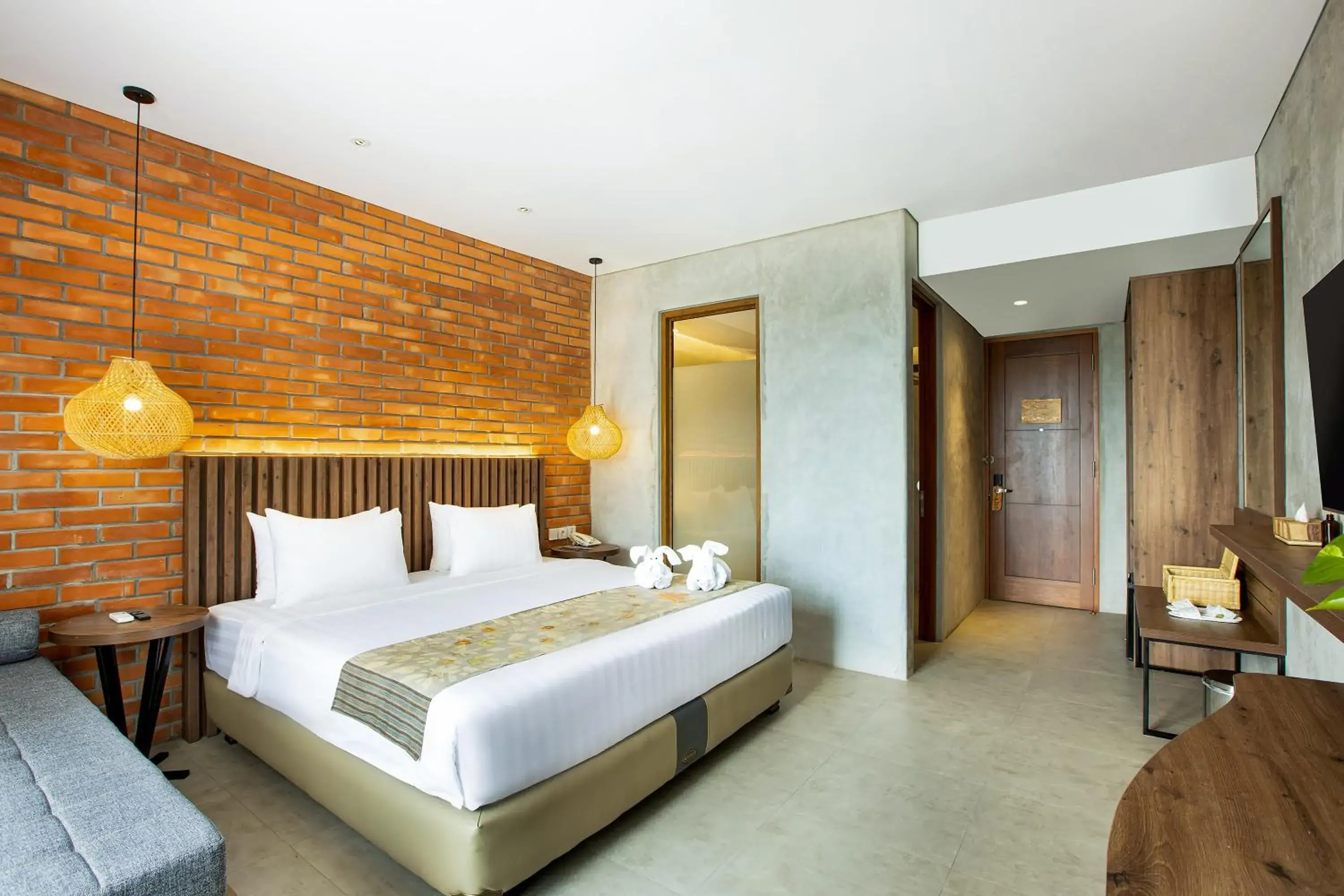 Property building, Bed in Greenhost Boutique Hotel Prawirotaman