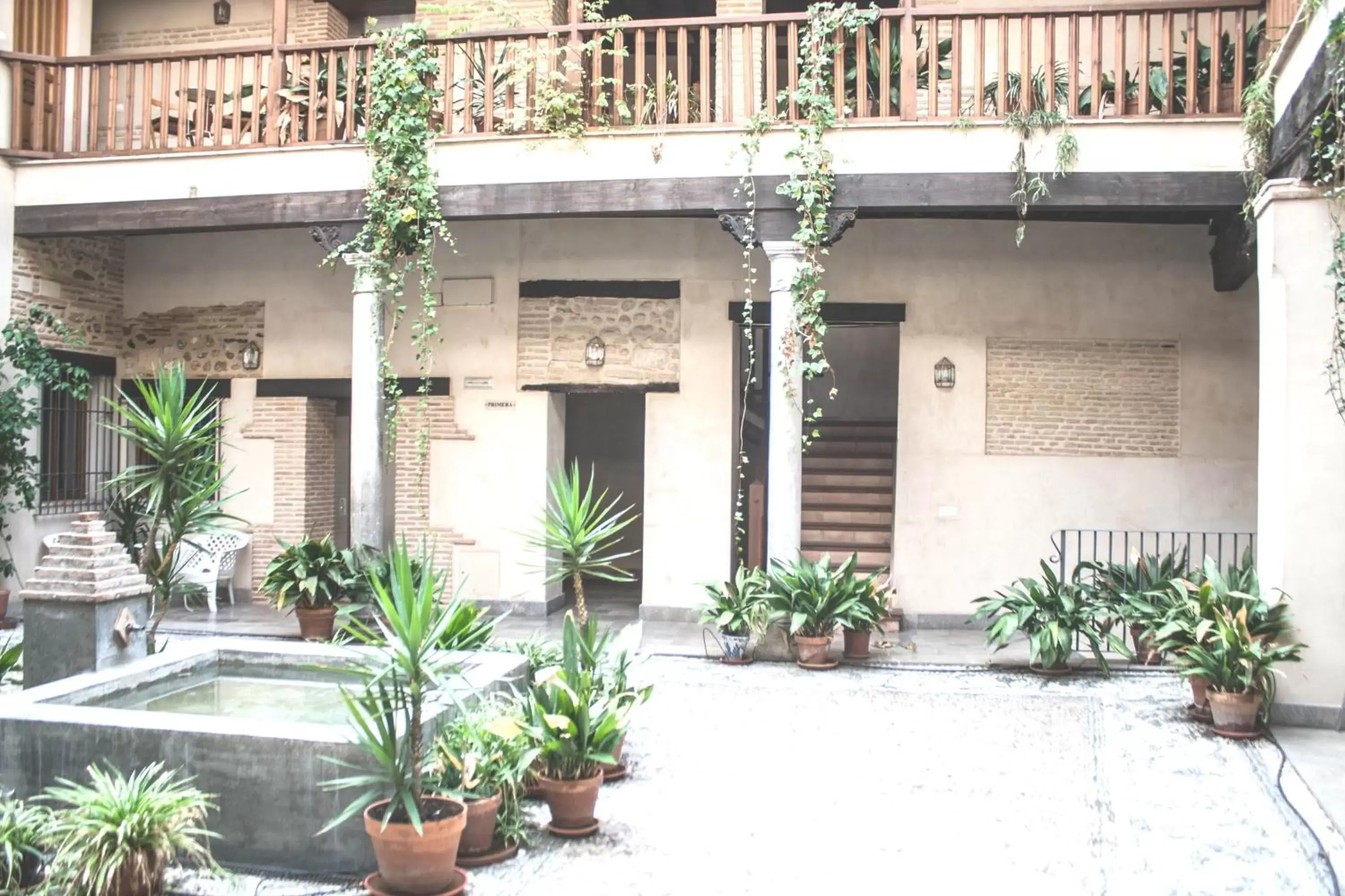 Patio in Abadia Suites