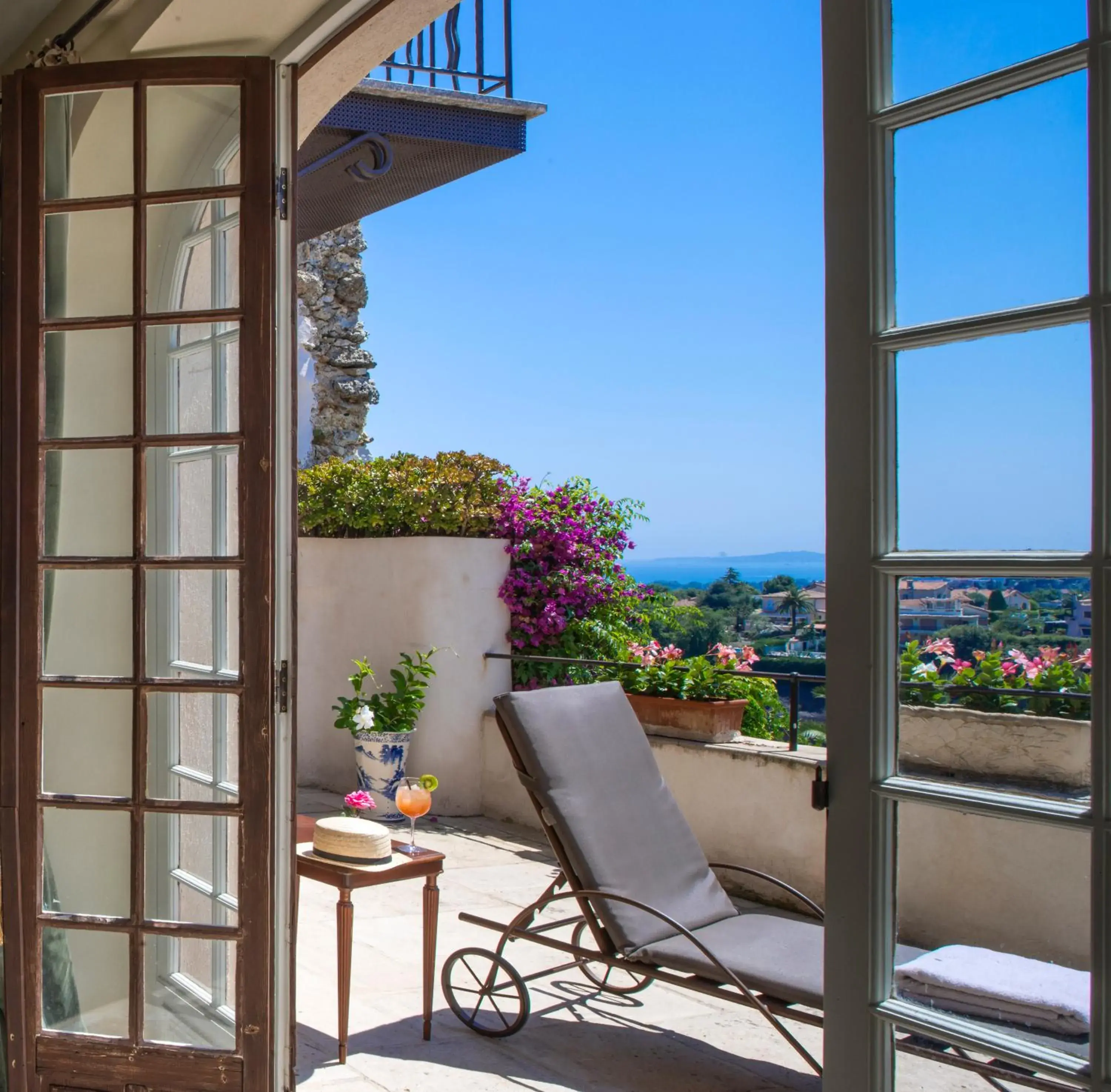 Balcony/Terrace in Château Le Cagnard