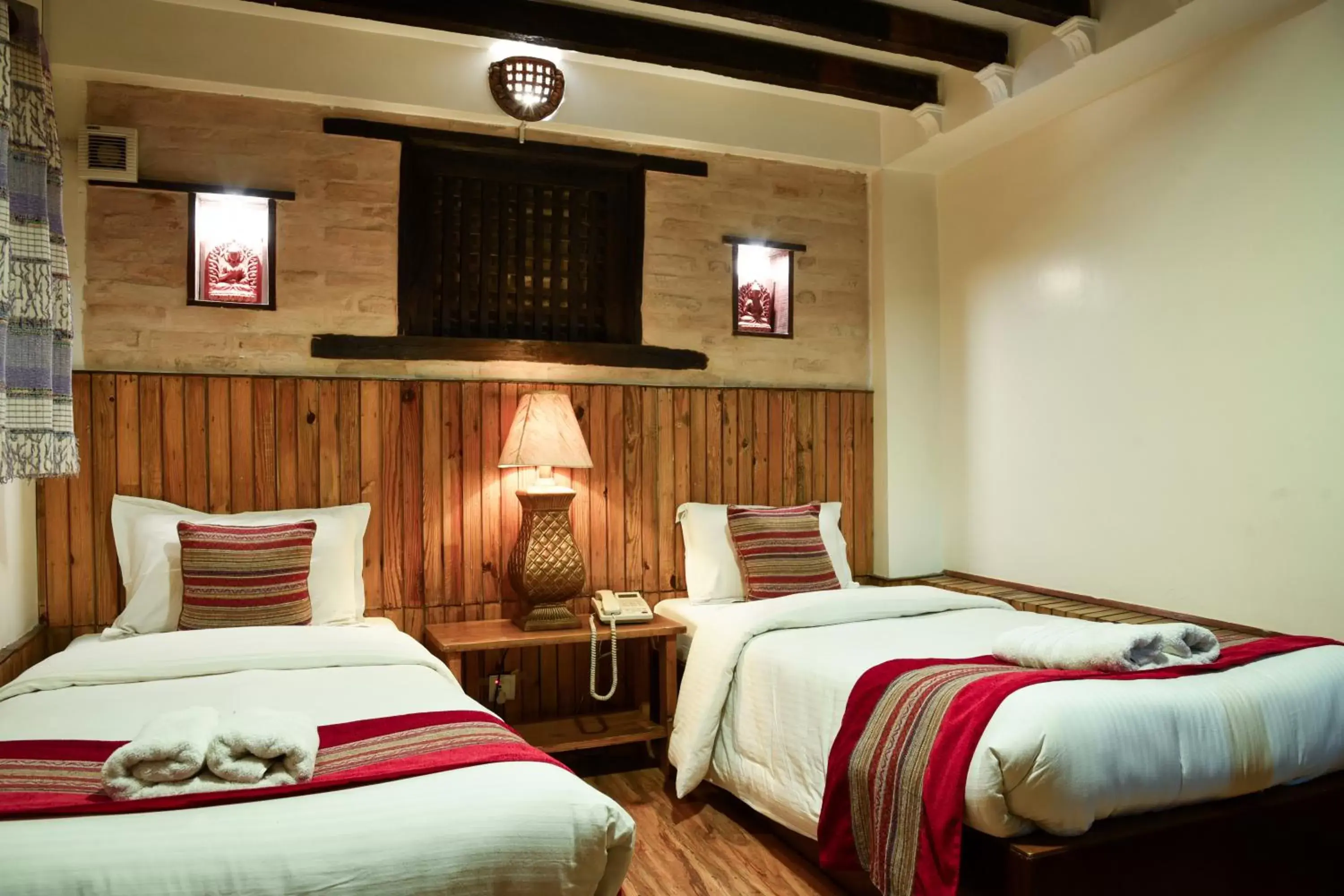 Bed in Nepal Pavilion Inn