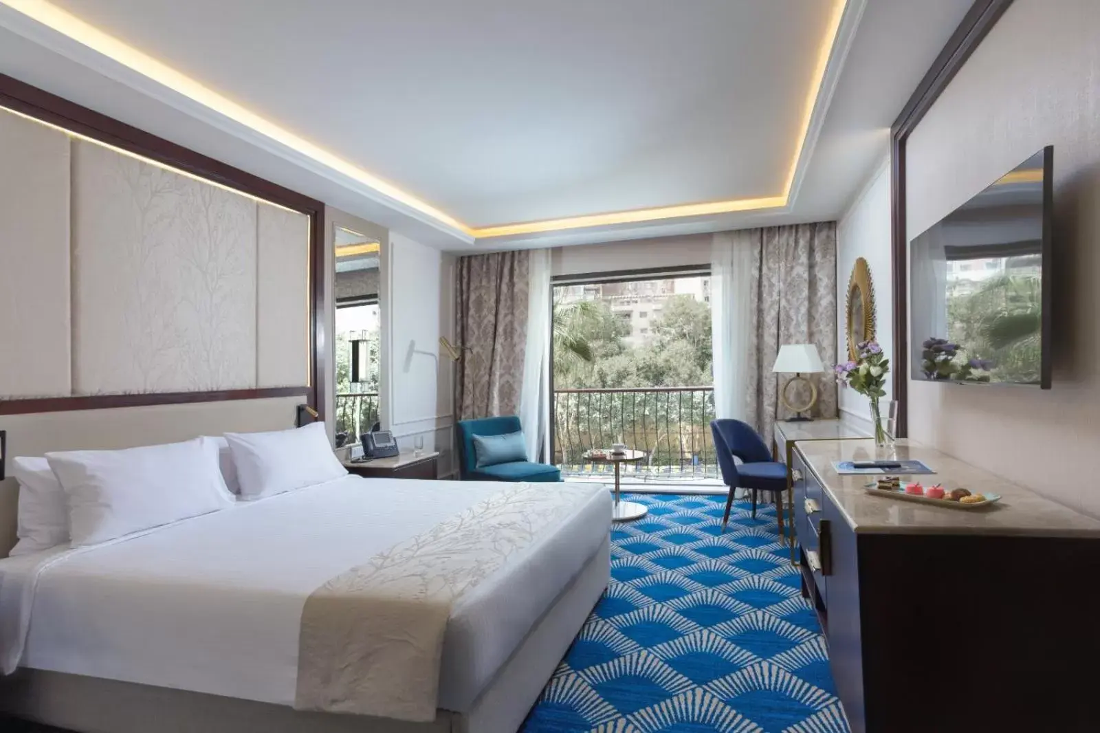 Bed in Concorde El Salam Cairo Hotel & Casino