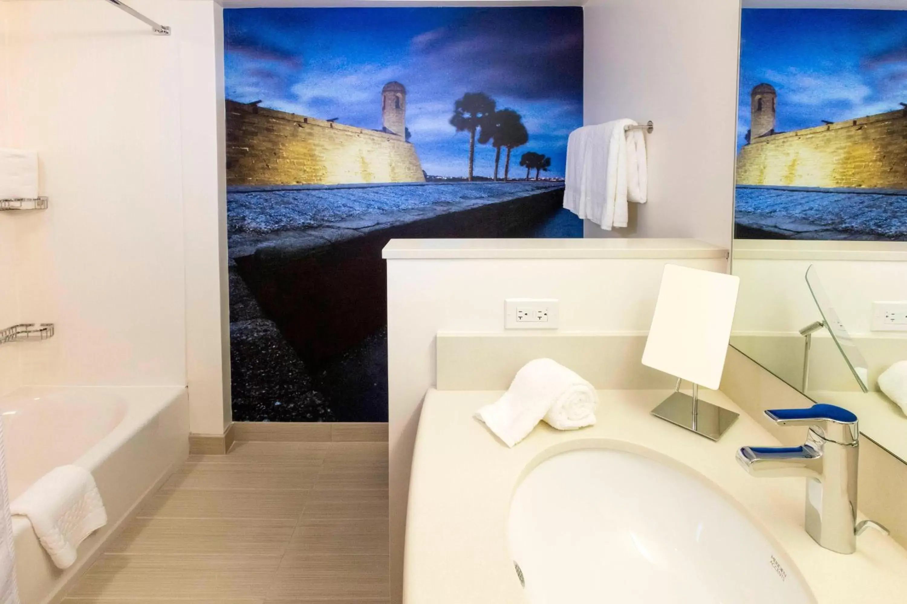 Bathroom in Courtyard by Marriott St. Augustine Beach