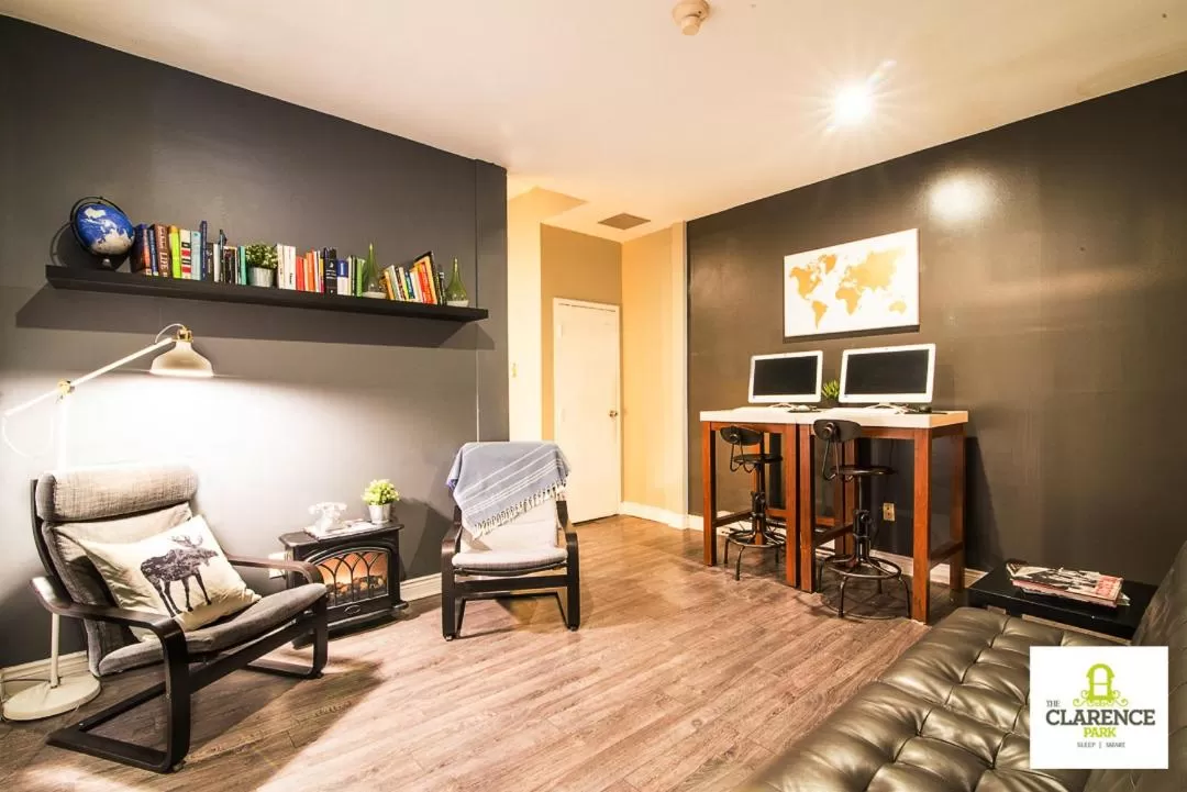 Seating area in The Clarence Park