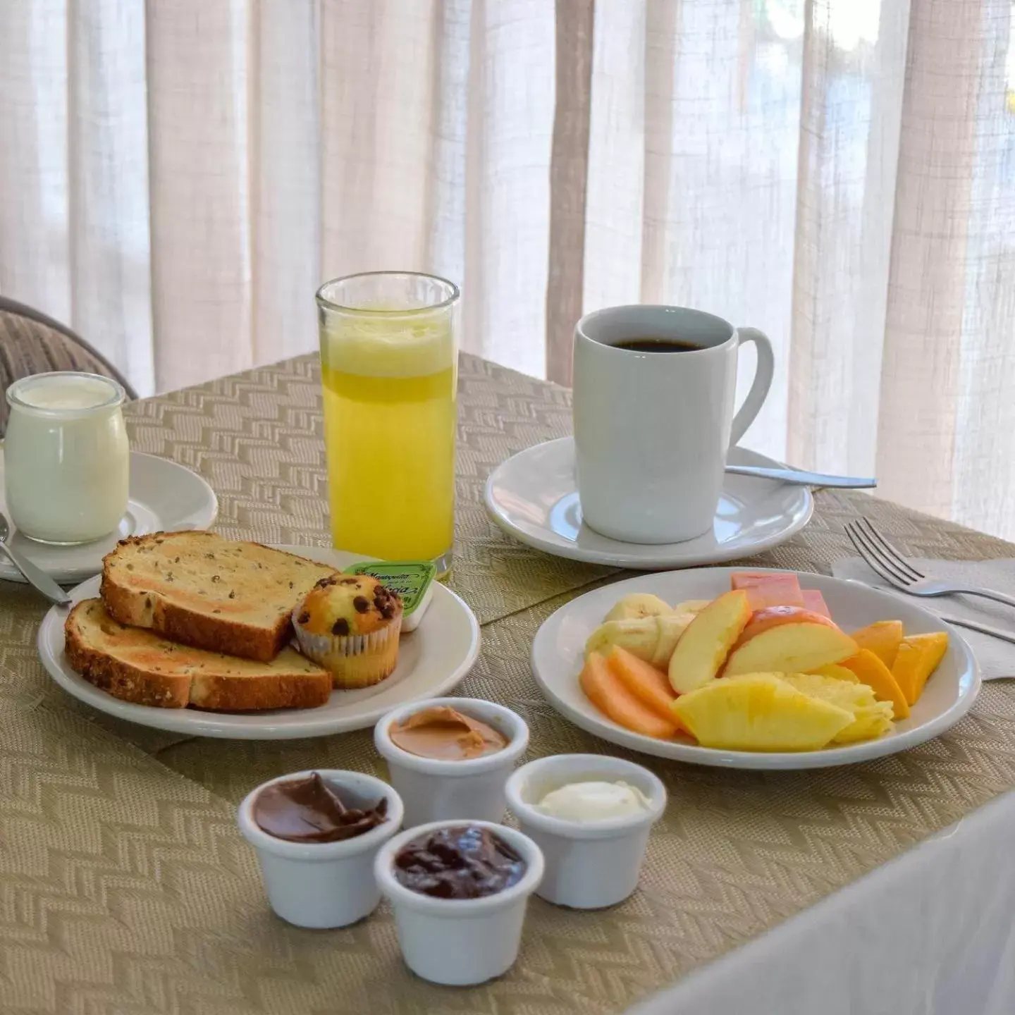 Breakfast in Hotel Bucaneros Isla Mujeres