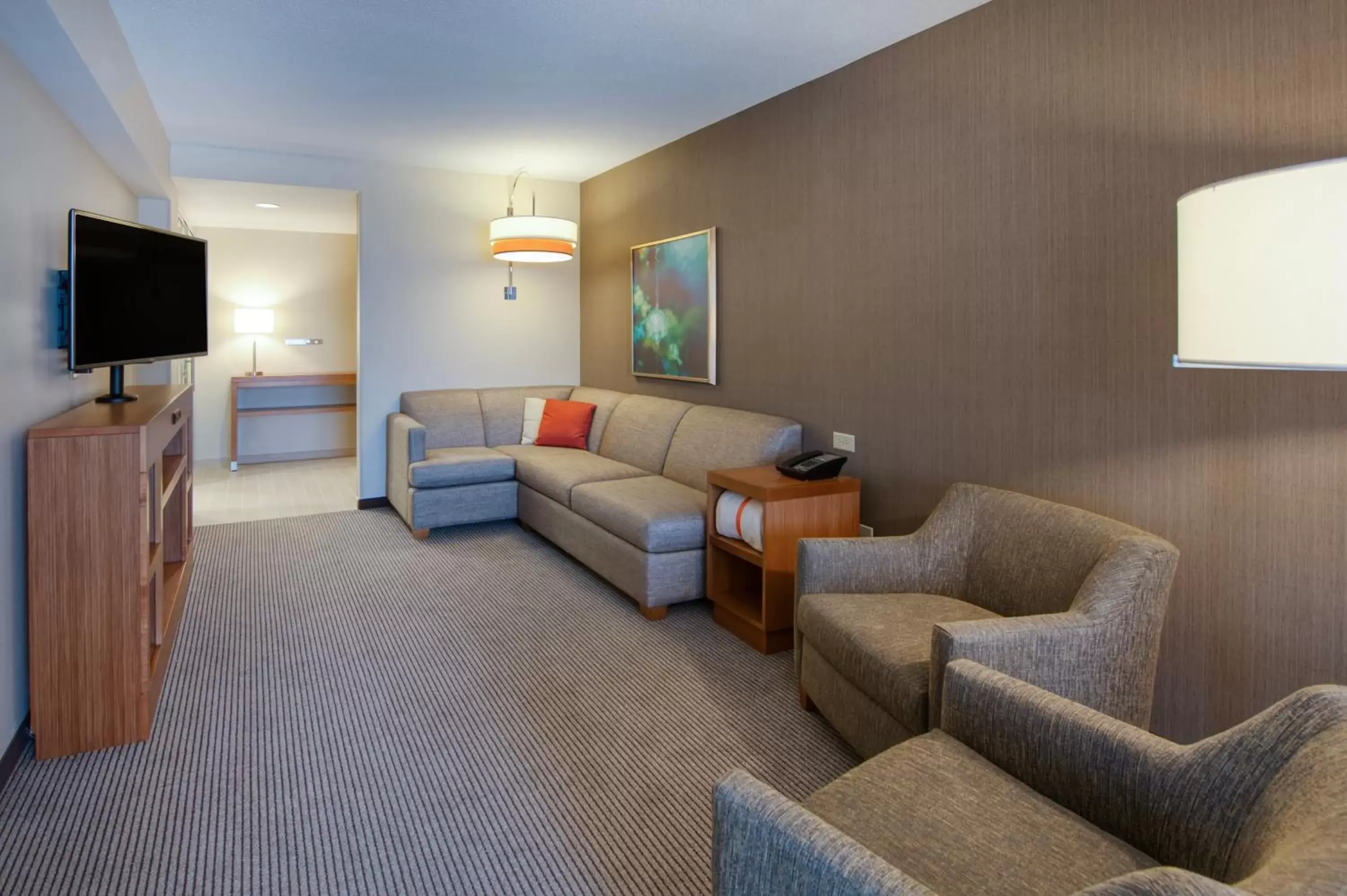 Living room, Seating Area in Hyatt Place Durham Southpoint