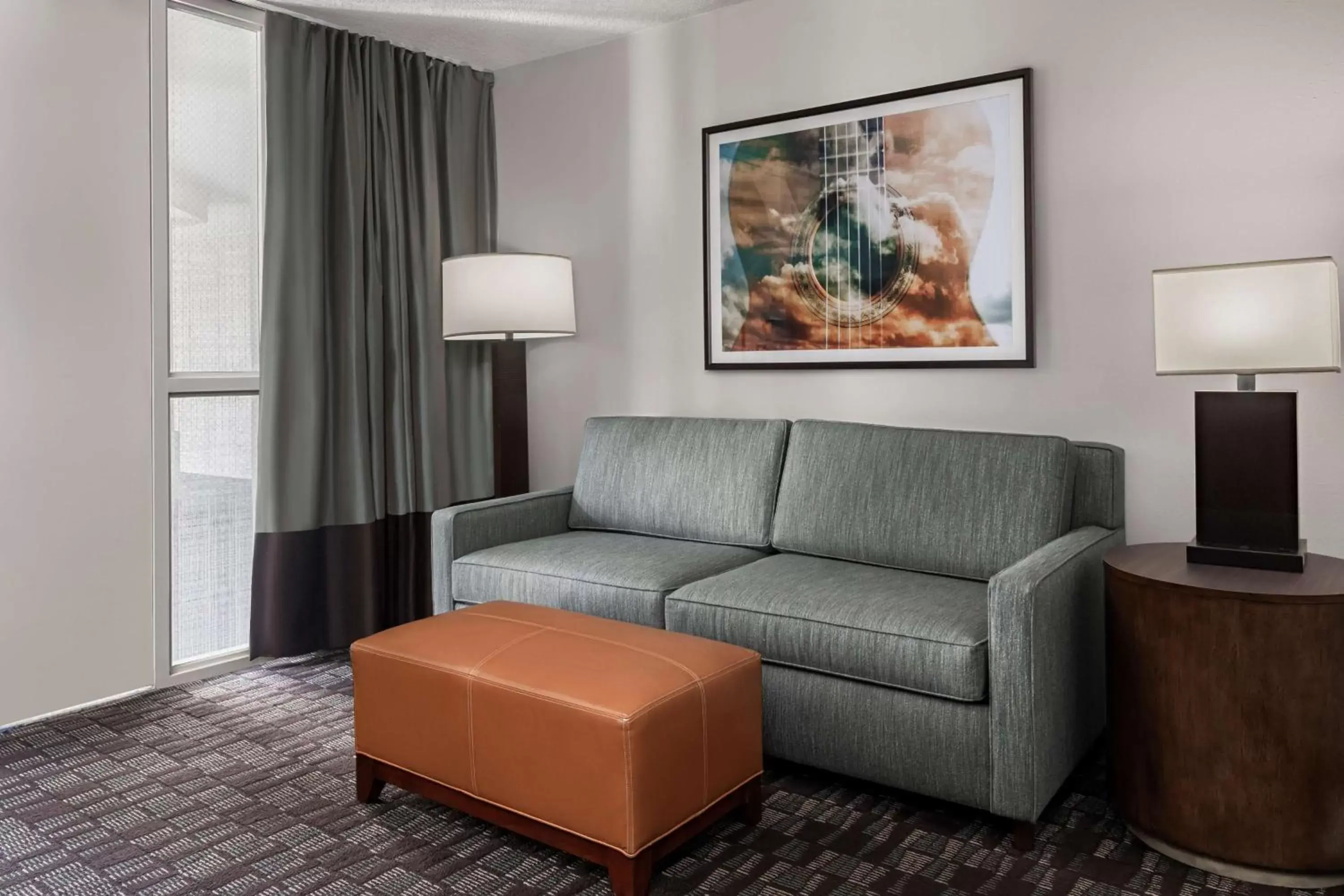 Living room, Seating Area in Embassy Suites by Hilton Nashville Airport