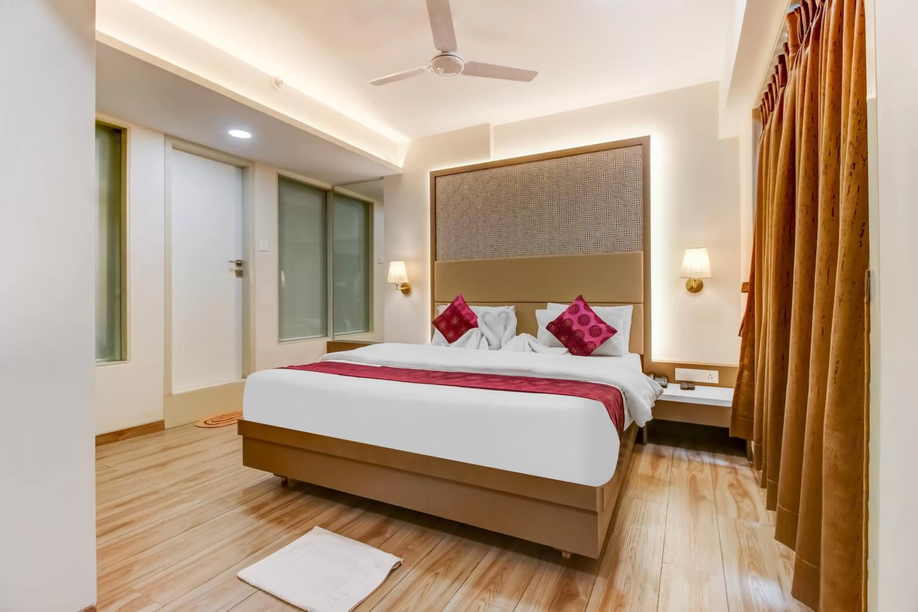 Bed in Grand Mookambika