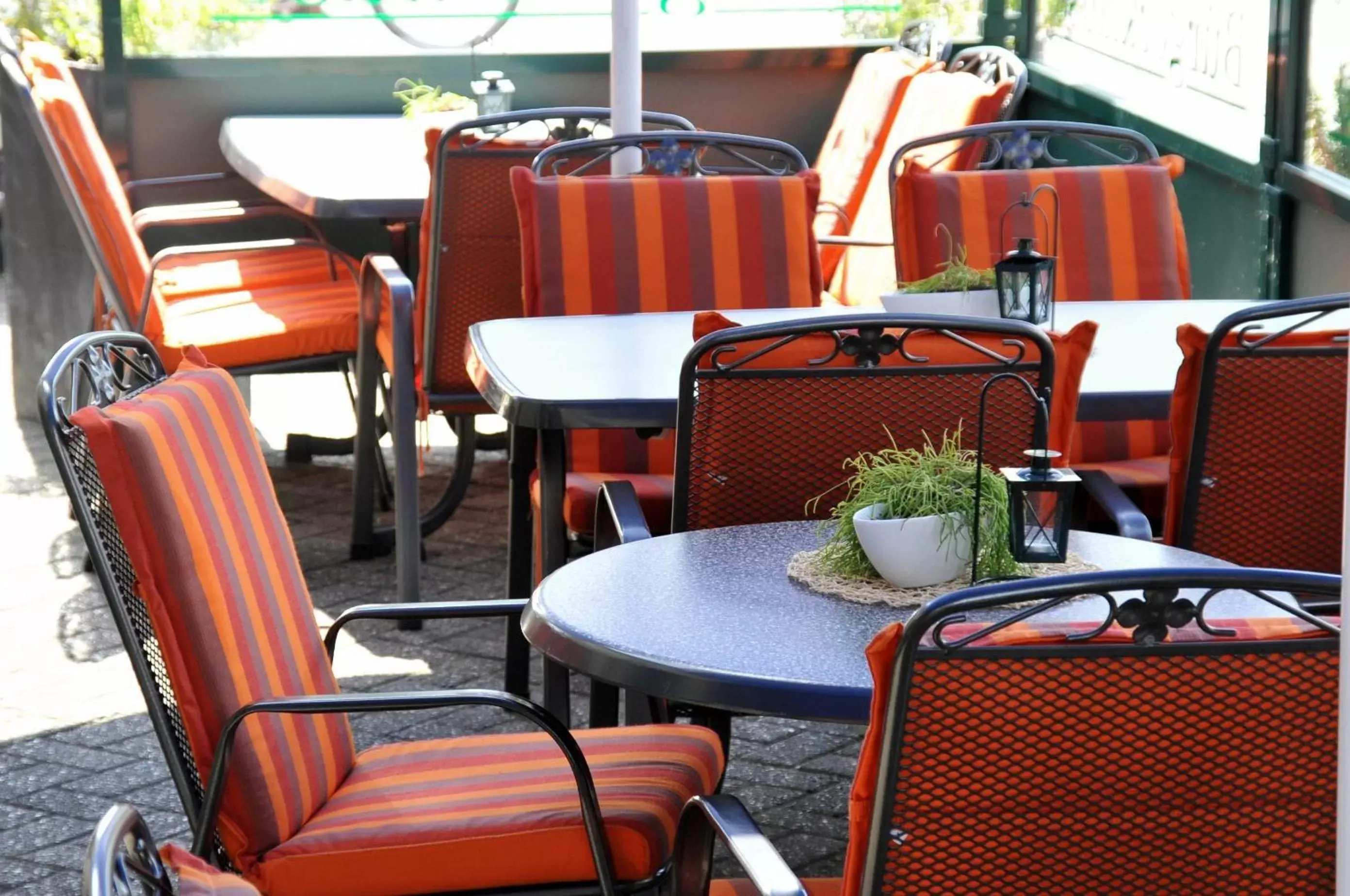 Balcony/Terrace, Restaurant/Places to Eat in Hotel Restaurant Bürgerklause Tapken