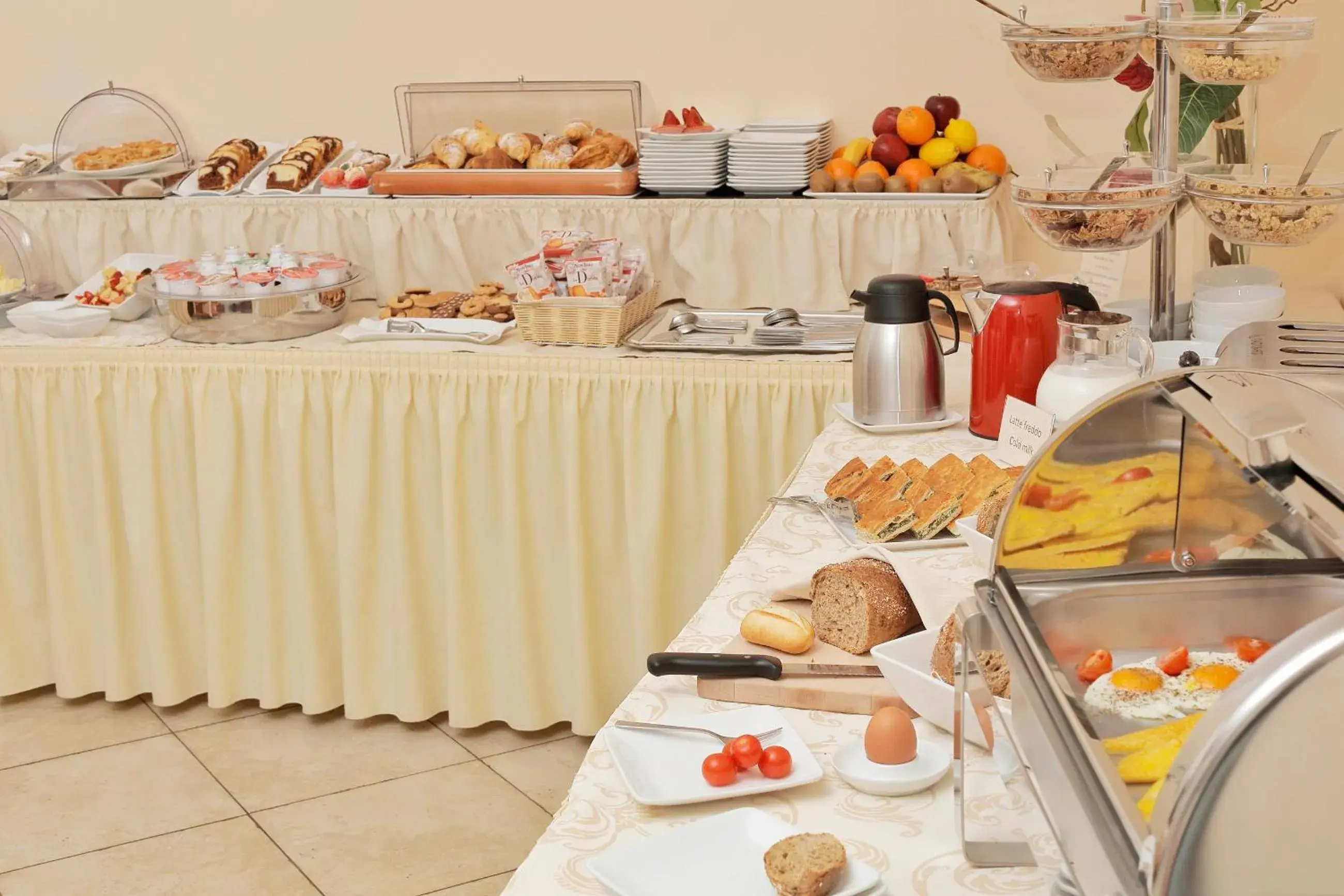 Continental breakfast, Breakfast in Hotel Michelangelo