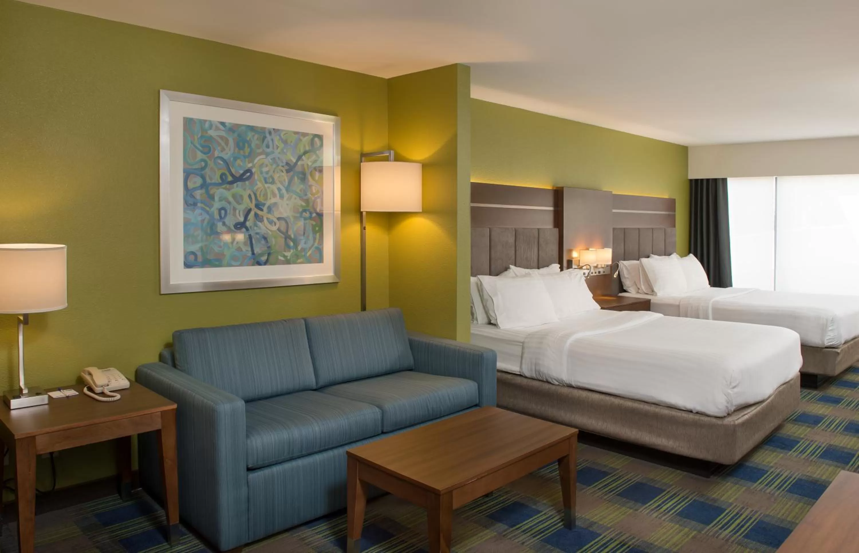 Photo of the whole room, Bed in Holiday Inn Express Hotel & Suites Clifton Park by IHG