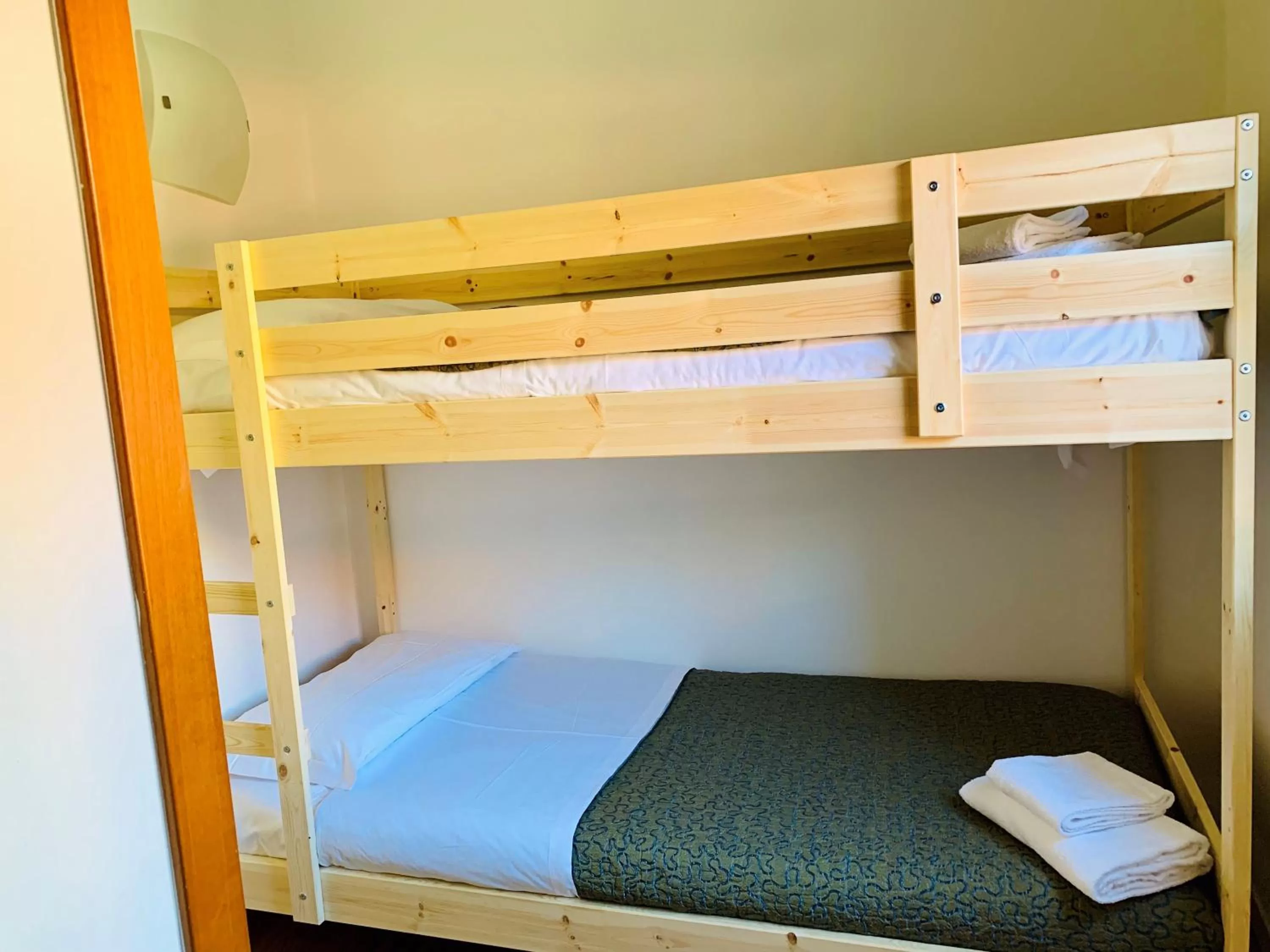 Bedroom, Bed in Front Lake Apartment Bardolino