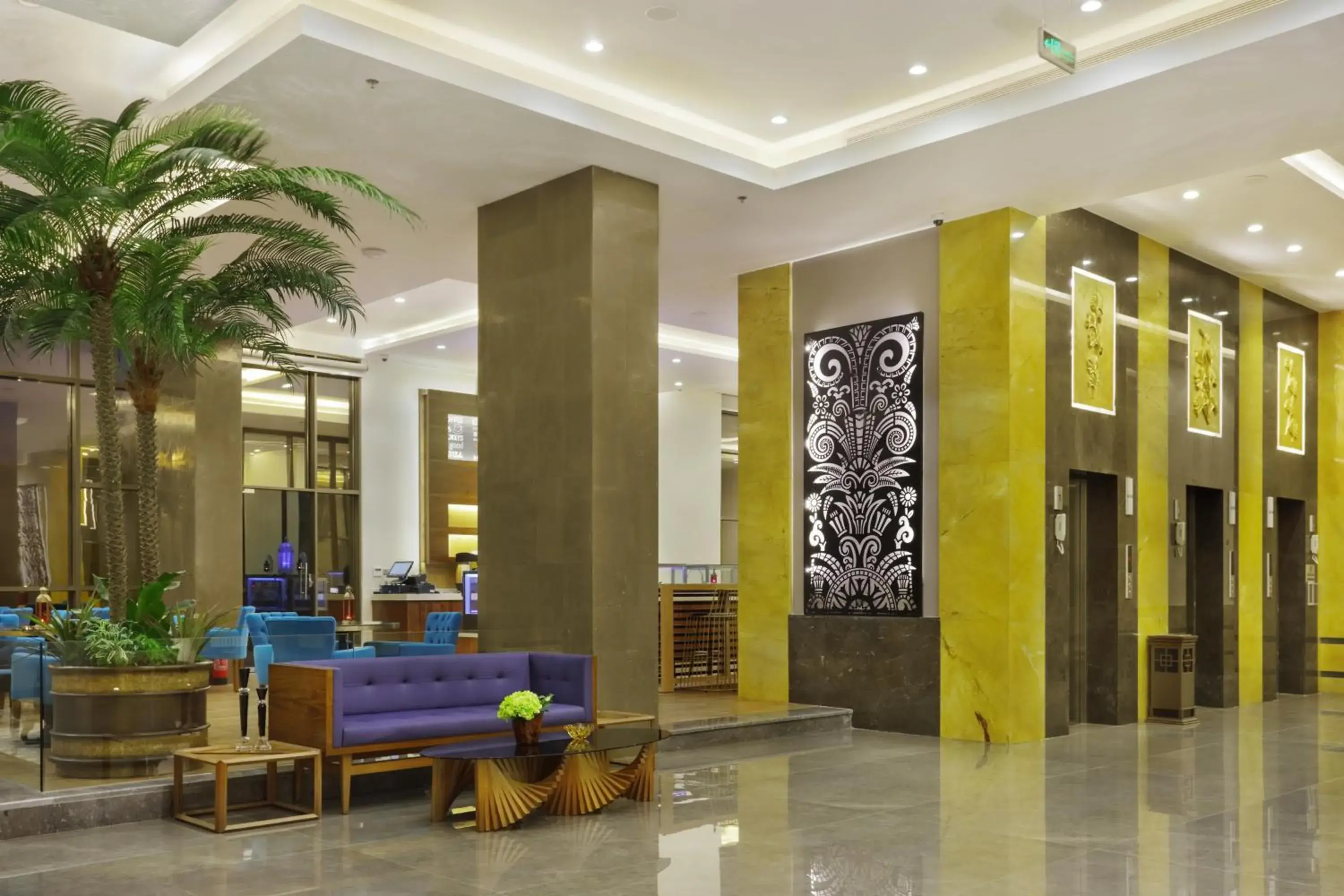 Lobby or reception, Lobby/Reception in Salsabil Hotel by Warwick Al Naseem
