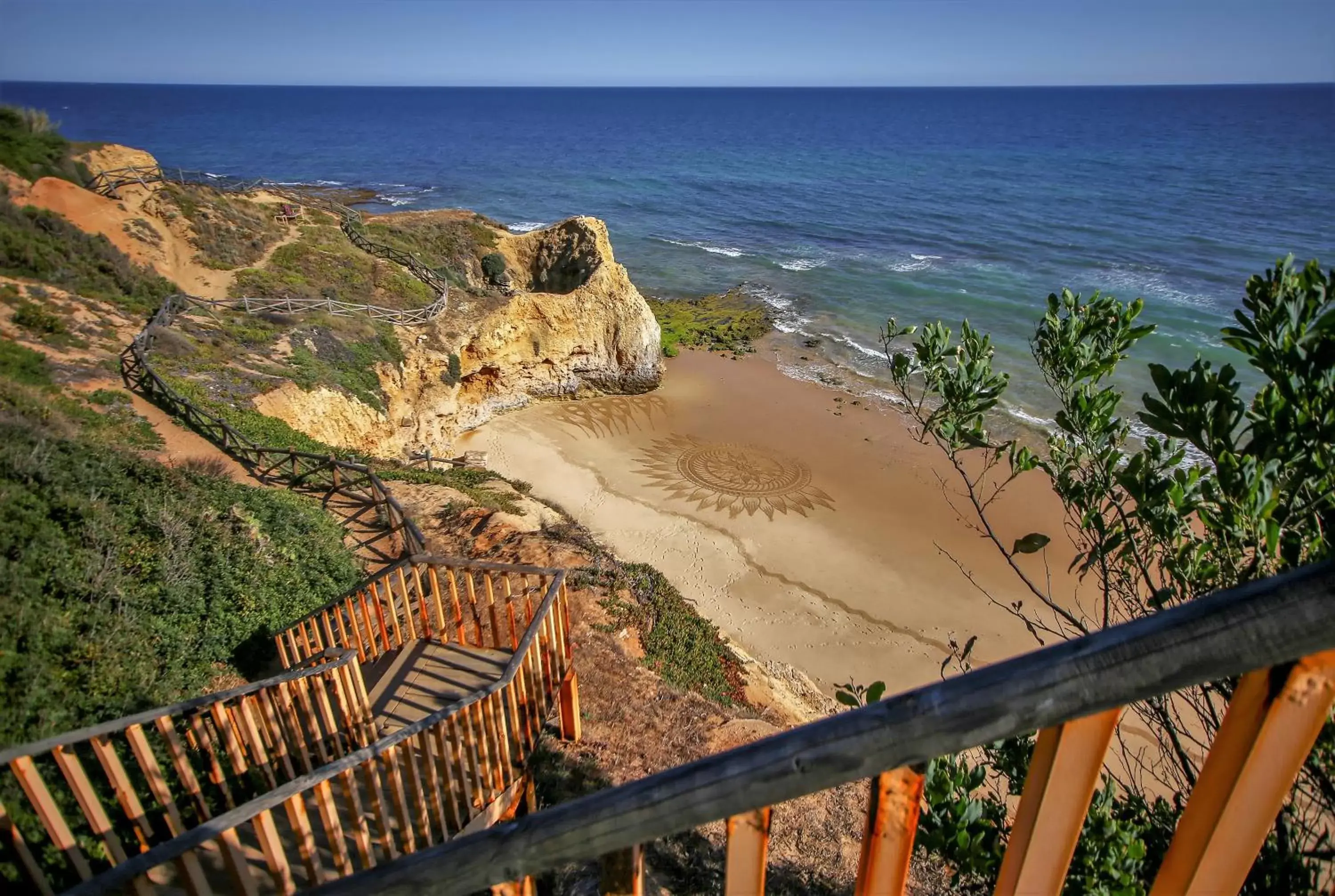 Beach in Aquamar Albufeira Moon Dream