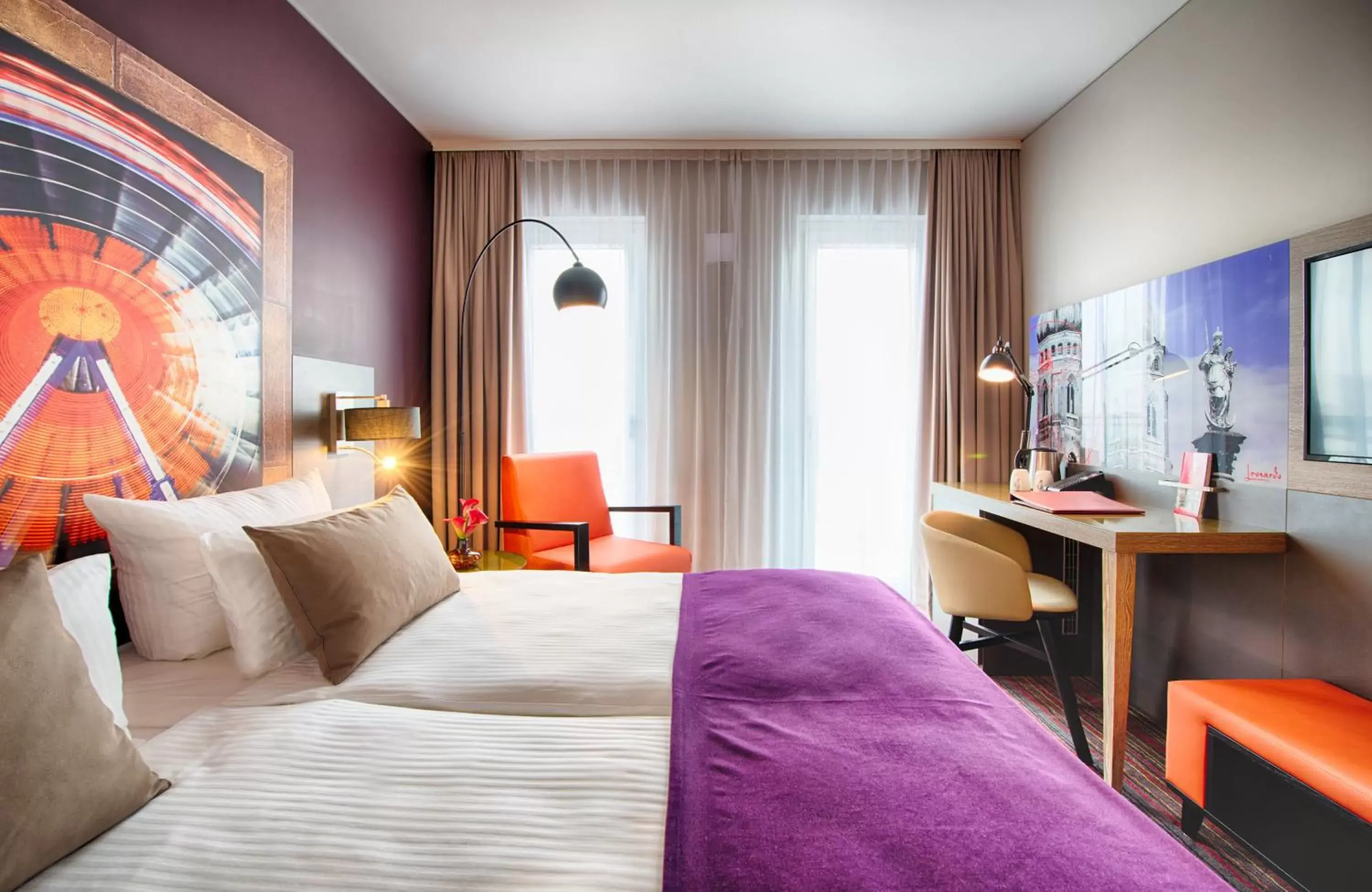 Photo of the whole room, Bed in Leonardo Hotel Munich City South