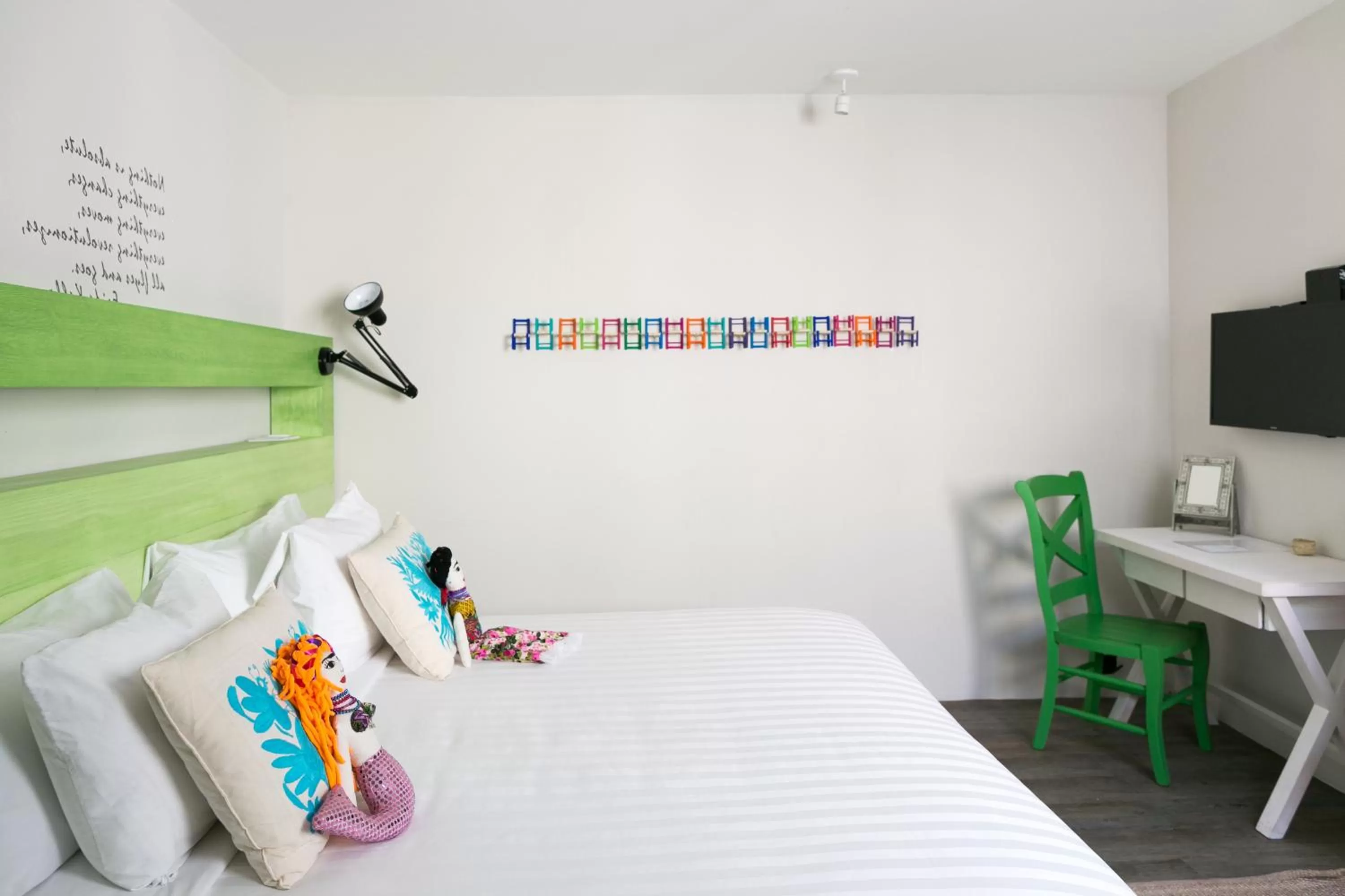 Bed in La Palomilla Bed & Breakfast